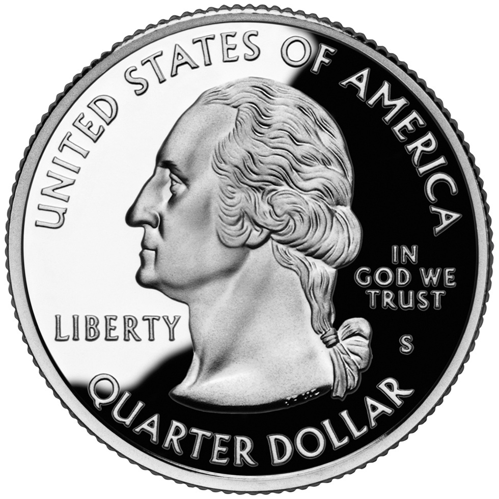 Etats-Unis d'Amérique - Pièce Quarter Dollar 2006 S cuivre plaqué cupro-nickel BE - Dakota du Nord – Image 2