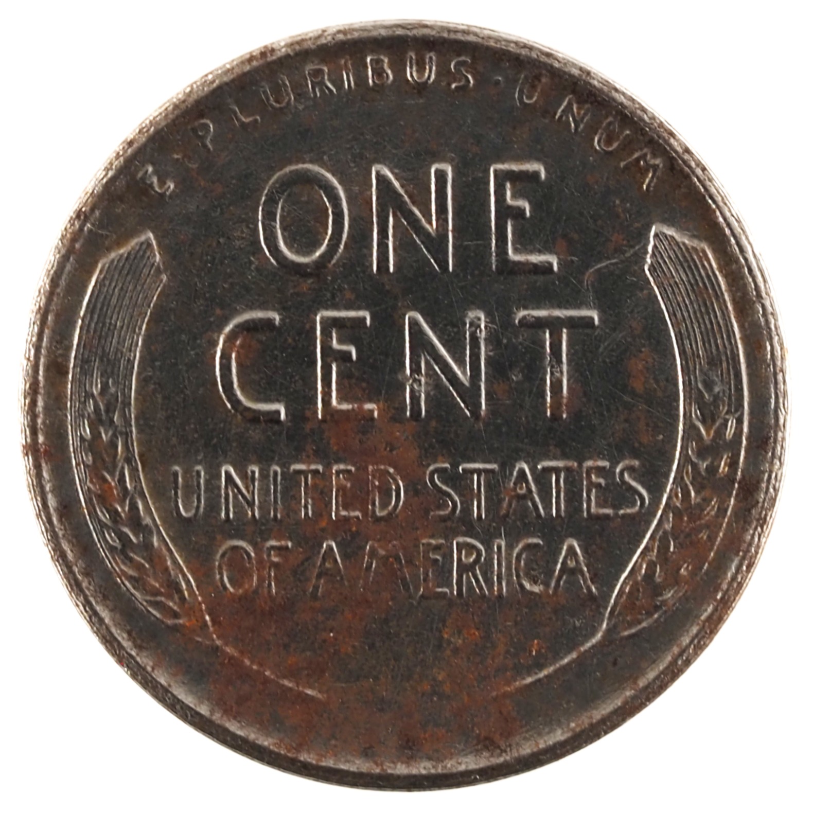 Etats-Unis d'Amérique - Pièce One Cent 1943 S acier plaqué zinc - Lincoln / Epis de blé – Image 2