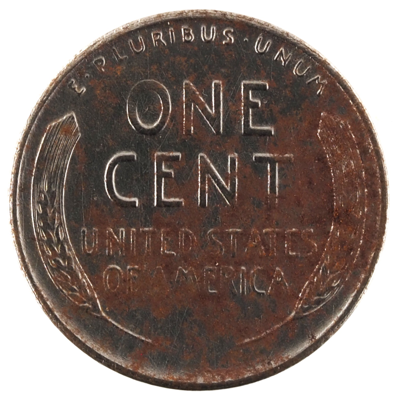 Etats-Unis d'Amérique - Pièce One Cent 1943 S acier plaqué zinc - Lincoln / Epis de blé – Image 2