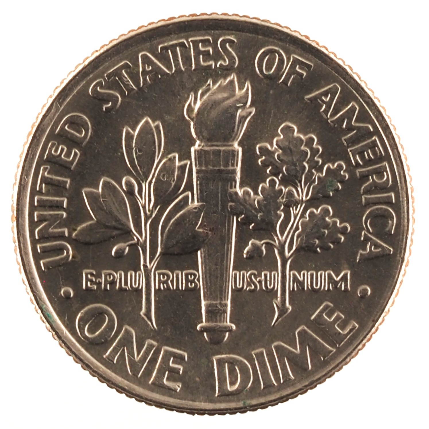 Etats-Unis d'Amérique - Pièce One Dime 2004 D cuivre plaqué cupro-nickel - Roosevelt – Image 2