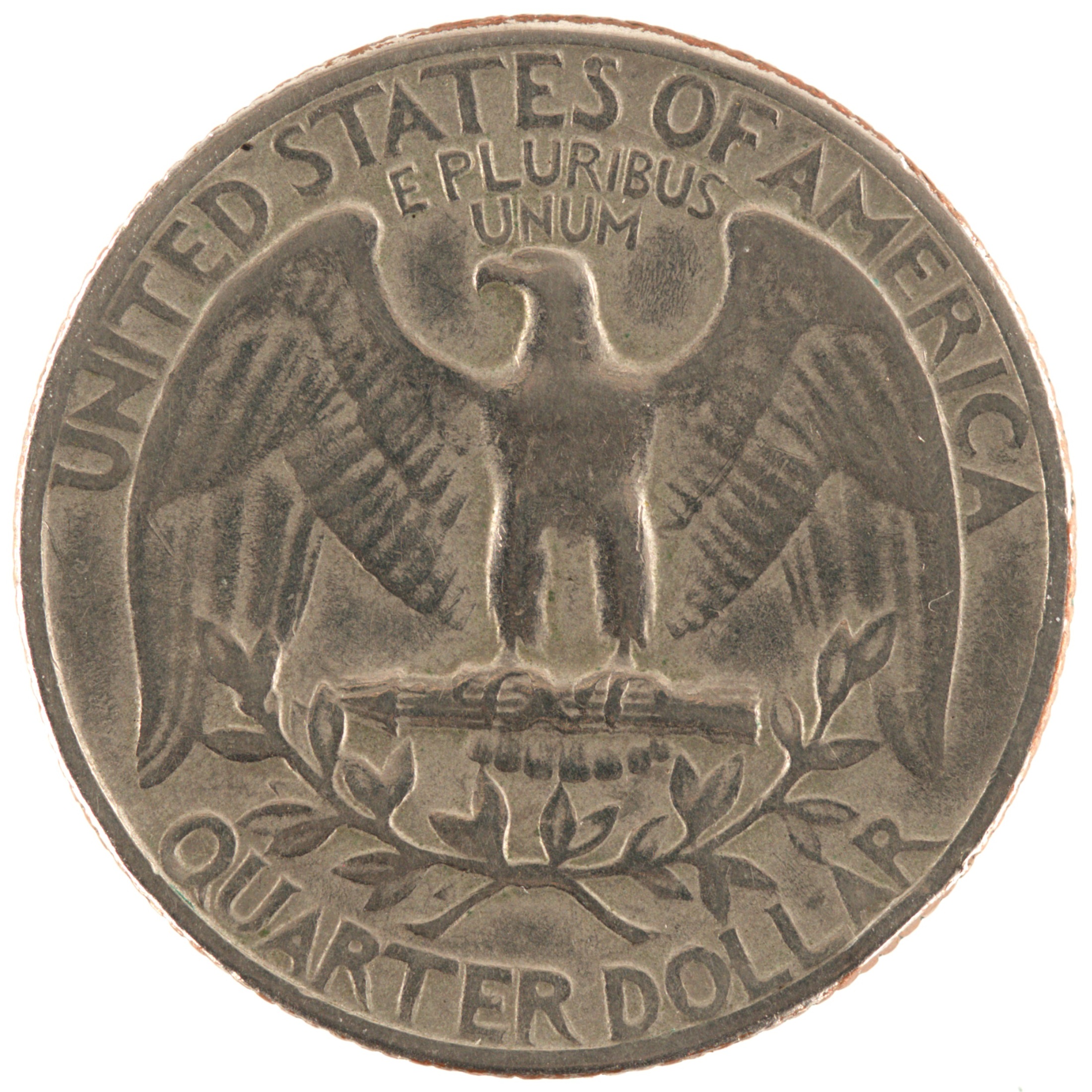 Etats-Unis d'Amérique - Pièce Quarter Dollar 1965 cuivre plaqué cupro-nickel - Washington – Image 2