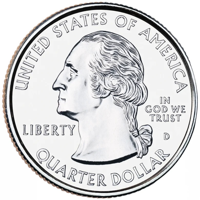 Etats-Unis d'Amérique - Pièce Quarter Dollar 1999 D cuivre plaqué cupro-nickel - Géorgie – Image 2