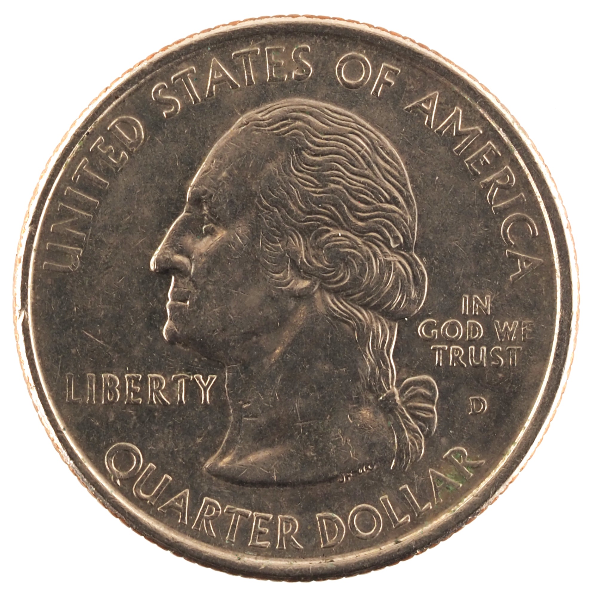Etats-Unis d'Amérique - Pièce Quarter Dollar 1999 D cuivre plaqué cupro-nickel - Géorgie – Image 2