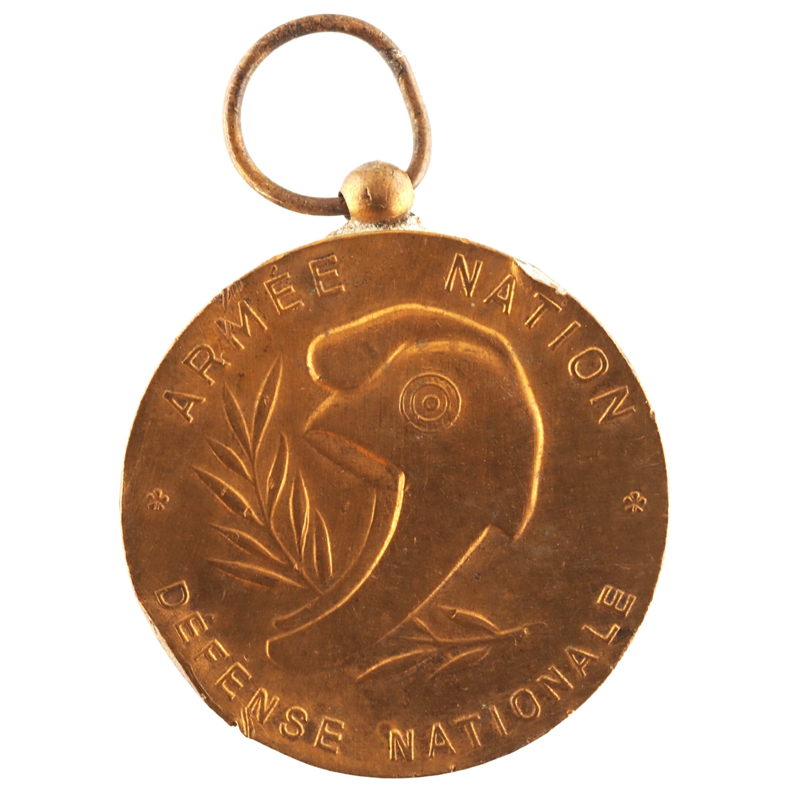 France - Médaille bronze florentin - République Française / Défense nationale