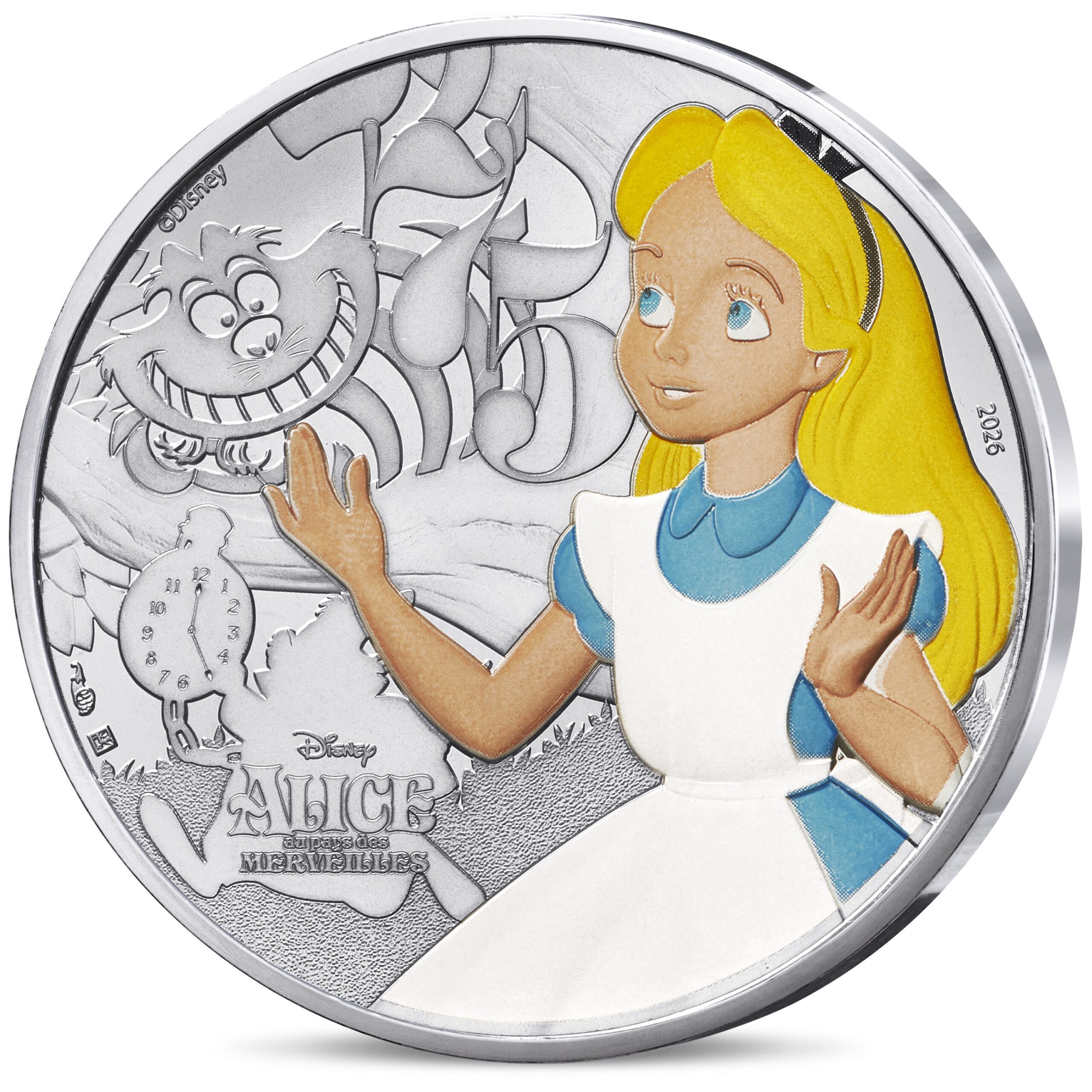 France - Pièce 10 Euro 2026 argent - Alice au pays des merveilles