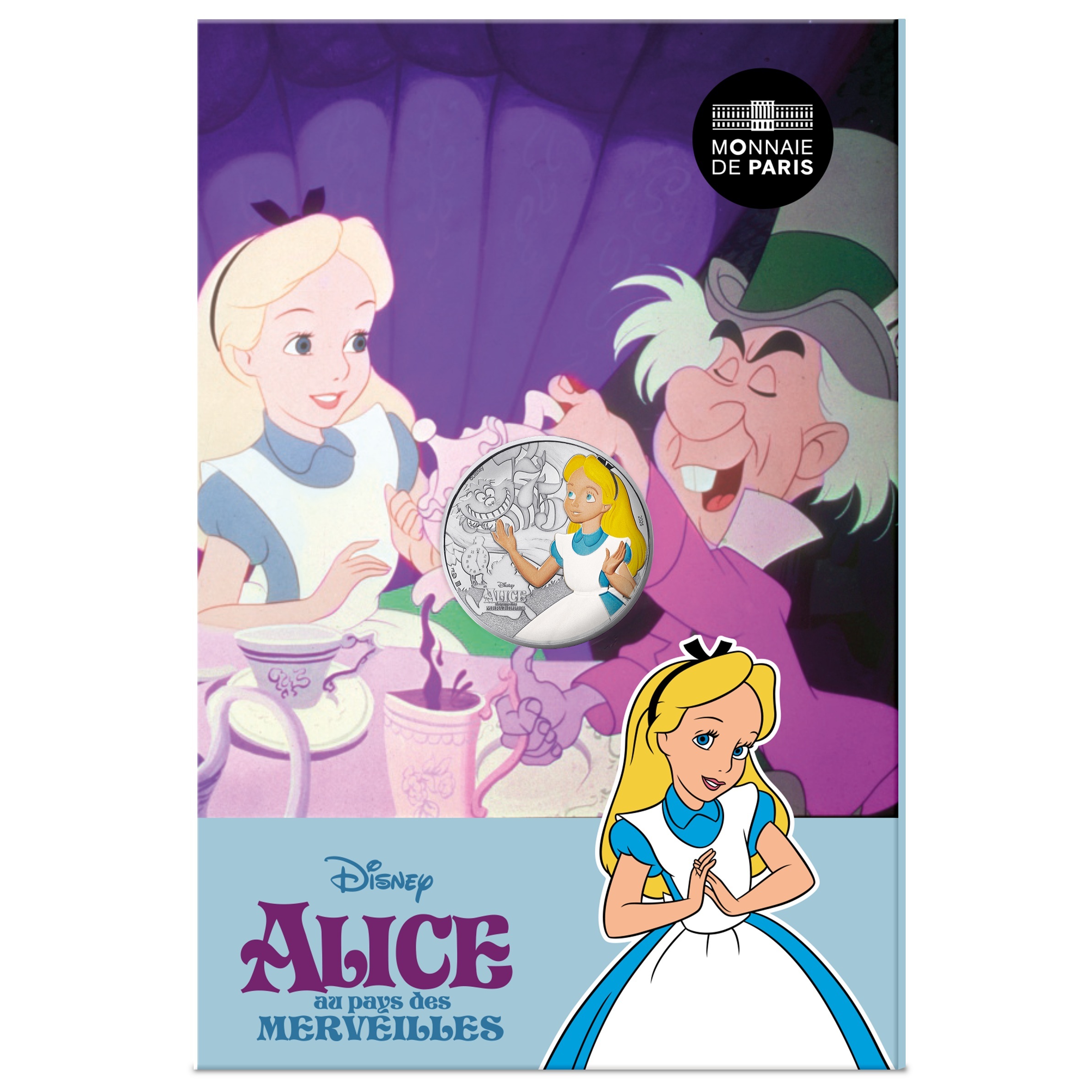 France - Pièce 10 Euro 2026 argent - Alice au pays des merveilles – Image 3