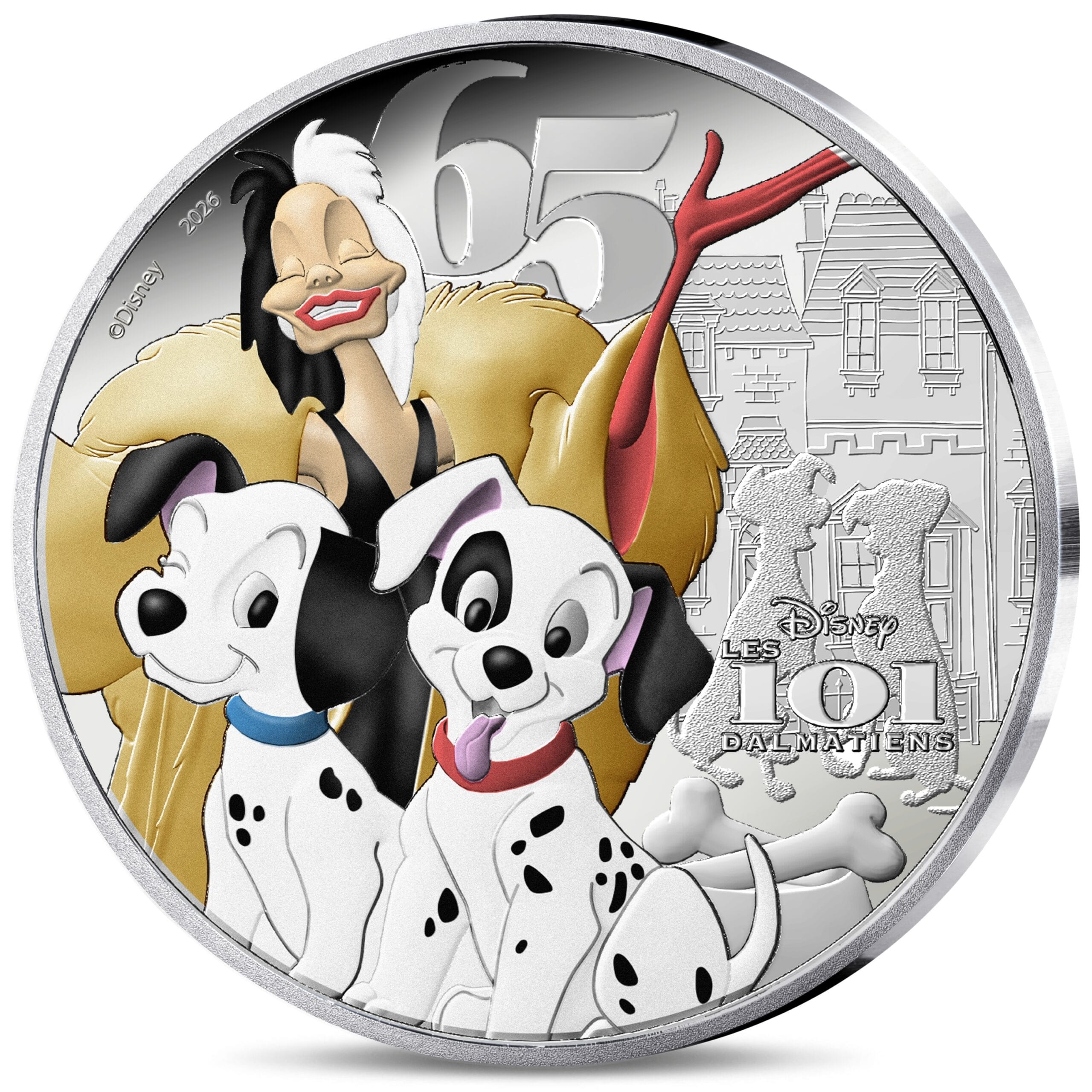 France - Pièce 10 Euro 2026 argent BE - Les 101 Dalmatiens / Disney