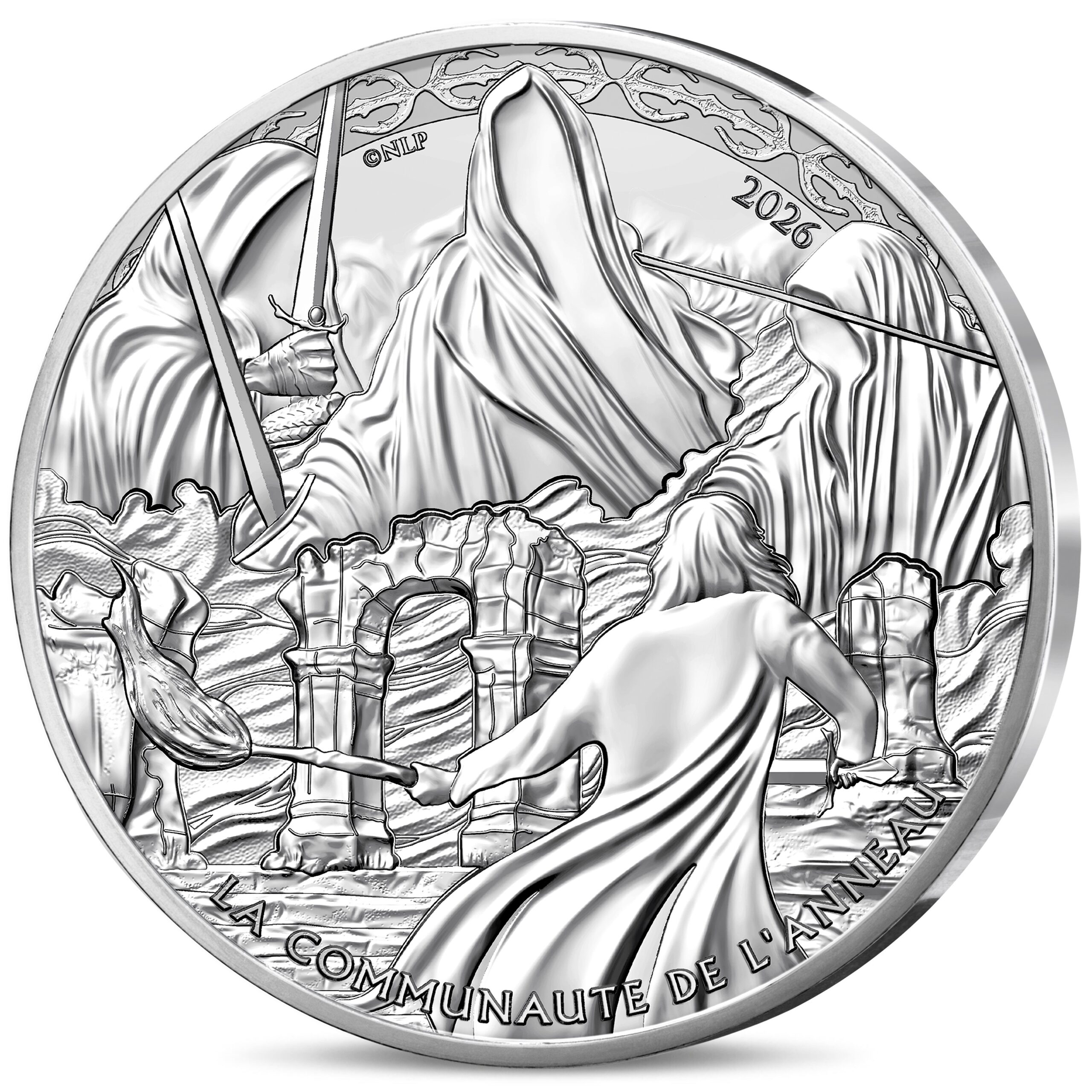 France - Pièce 10 Euro 2026 argent - Les Nazgûl dans les ruines