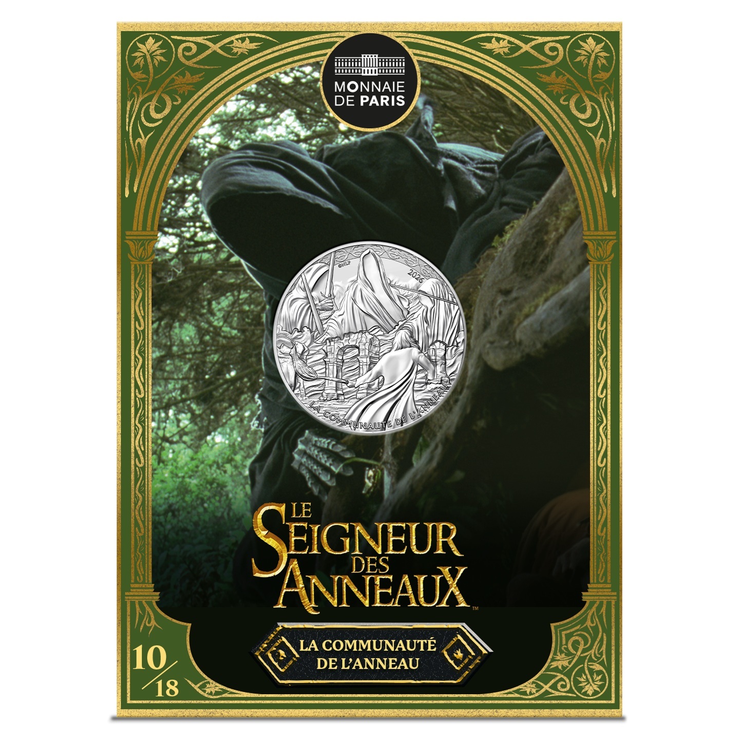 France - Pièce 10 Euro 2026 argent - Les Nazgûl dans les ruines – Image 3