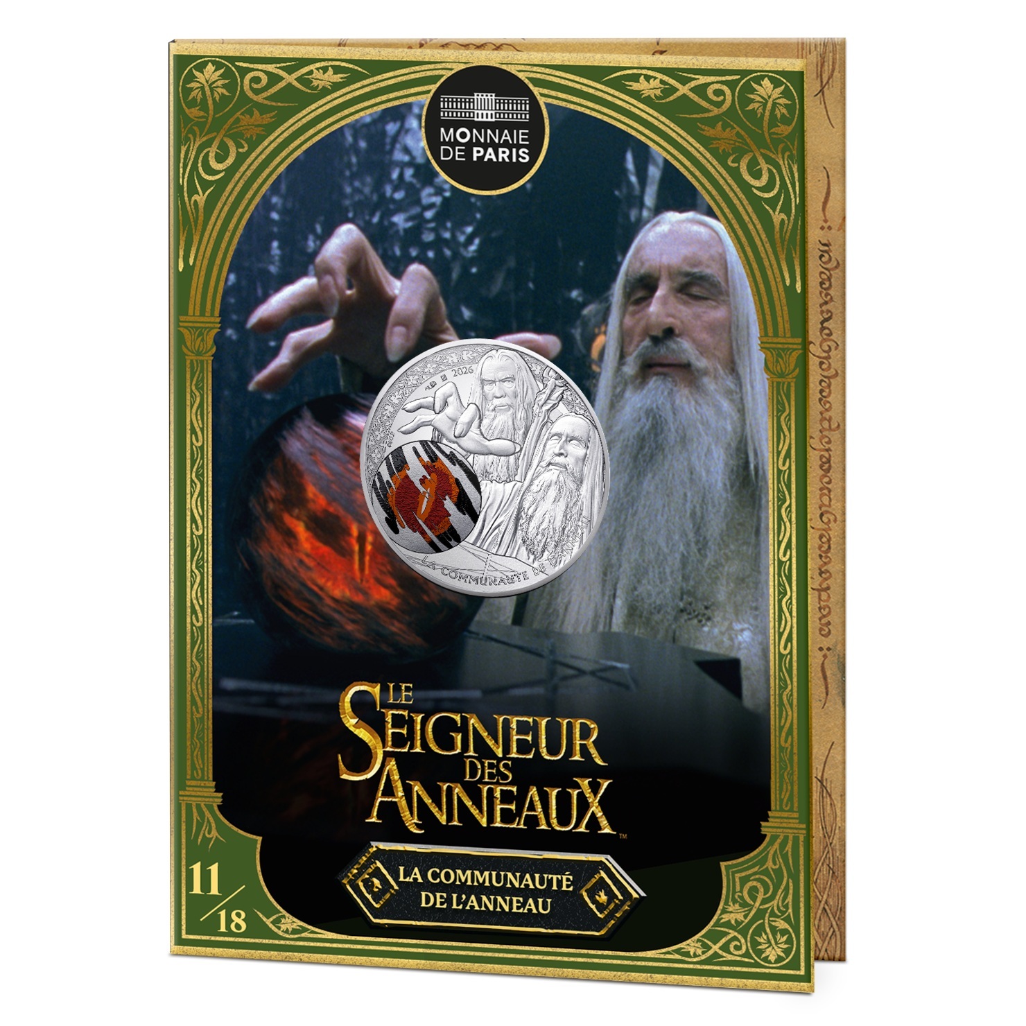 France - Pièce 10 Euro 2026 argent - Saruman et le Palantír – Image 4
