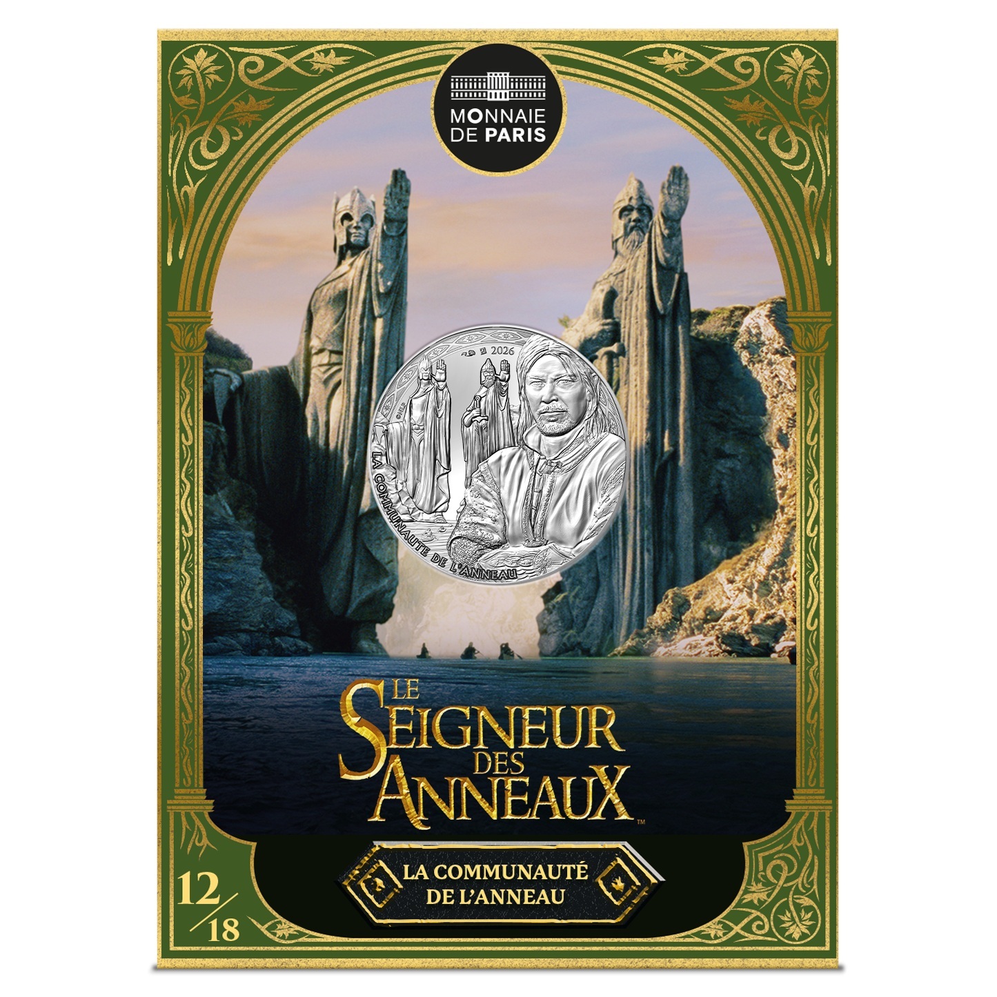 France - Pièce 10 Euro 2026 argent - Boromir et l'Anduin – Image 3