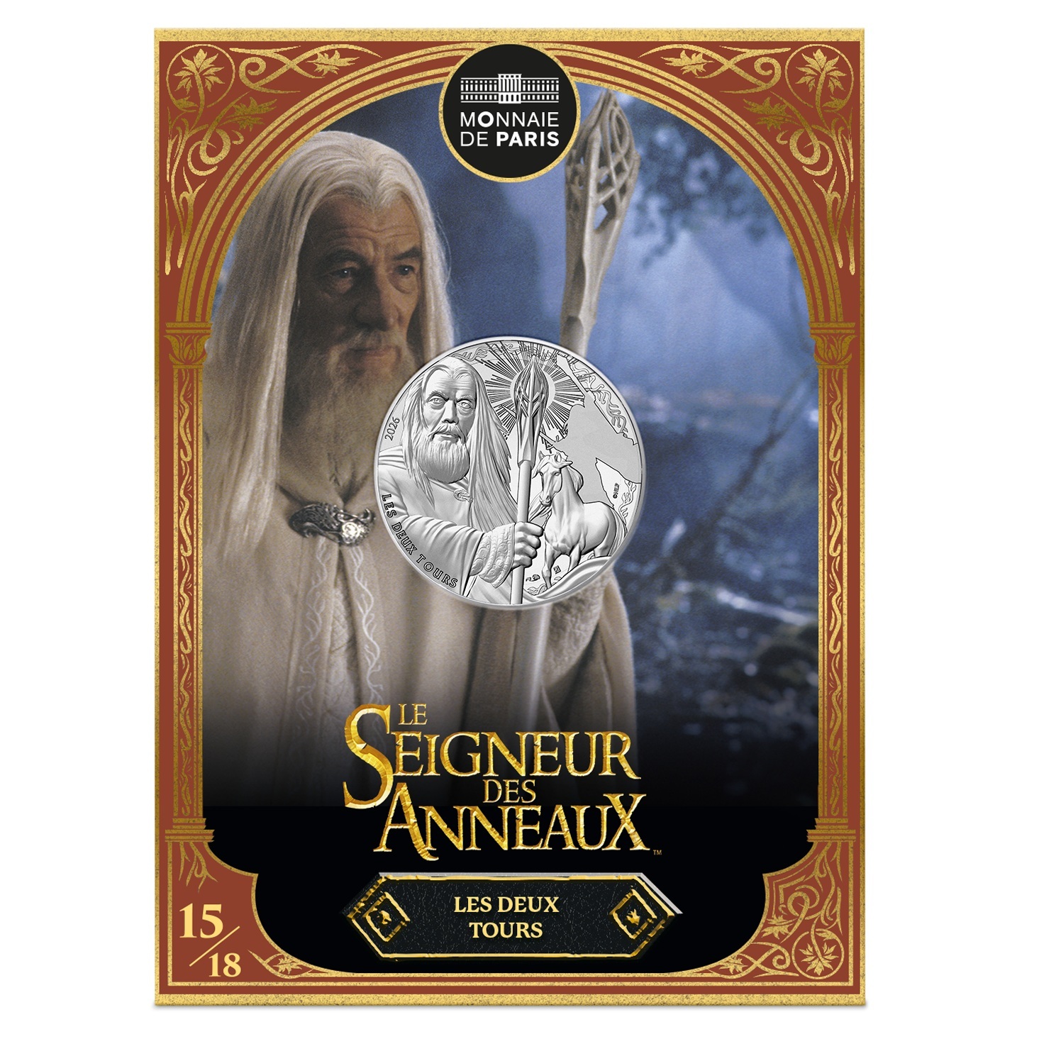 France - Pièce 10 Euro 2026 argent - Gandalf le Blanc – Image 3
