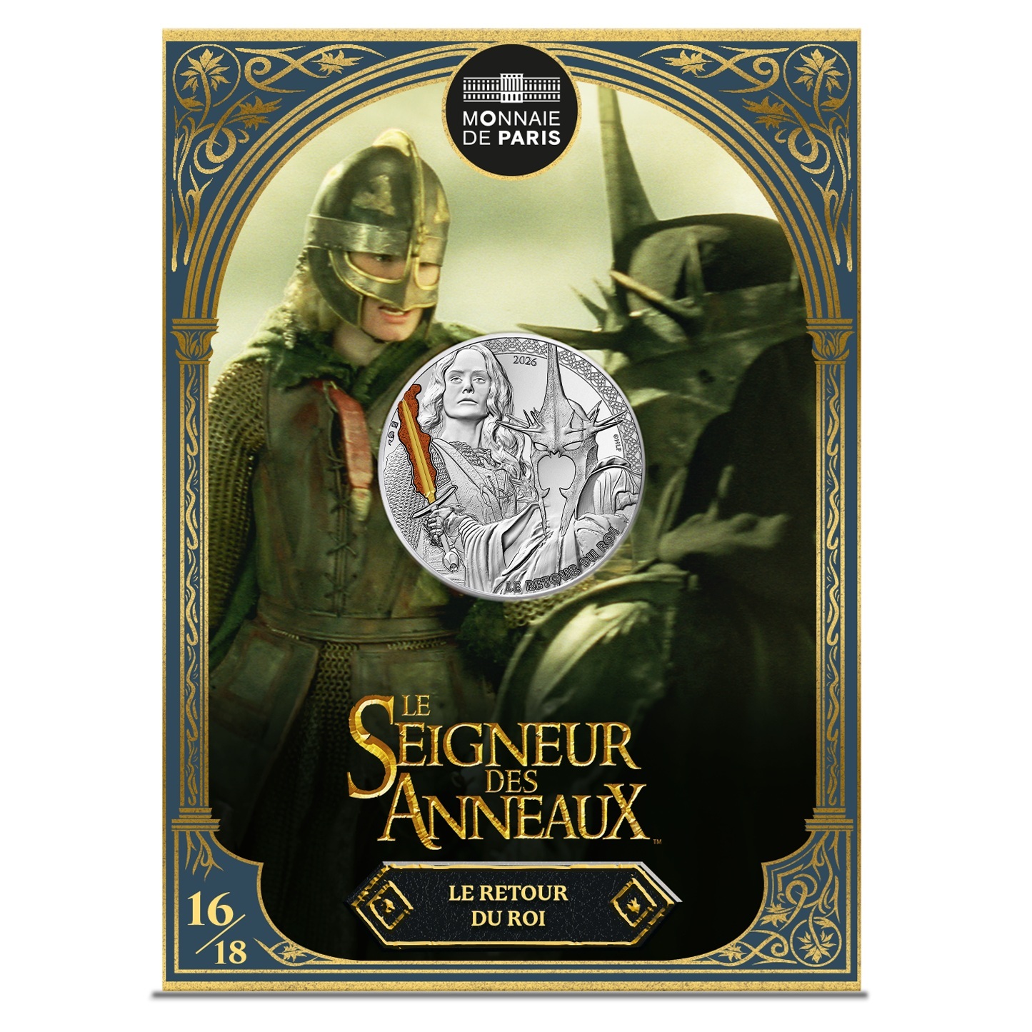 France - Pièce 10 Euro 2026 argent - Eowyn contre le Roi-Sorcier d'Angmar – Image 3