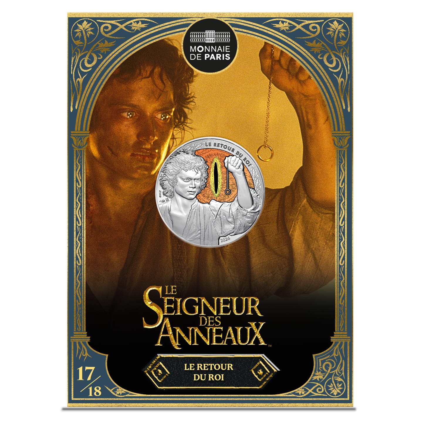 France - Pièce 10 Euro 2026 argent - Frodon et l'anneau – Image 3