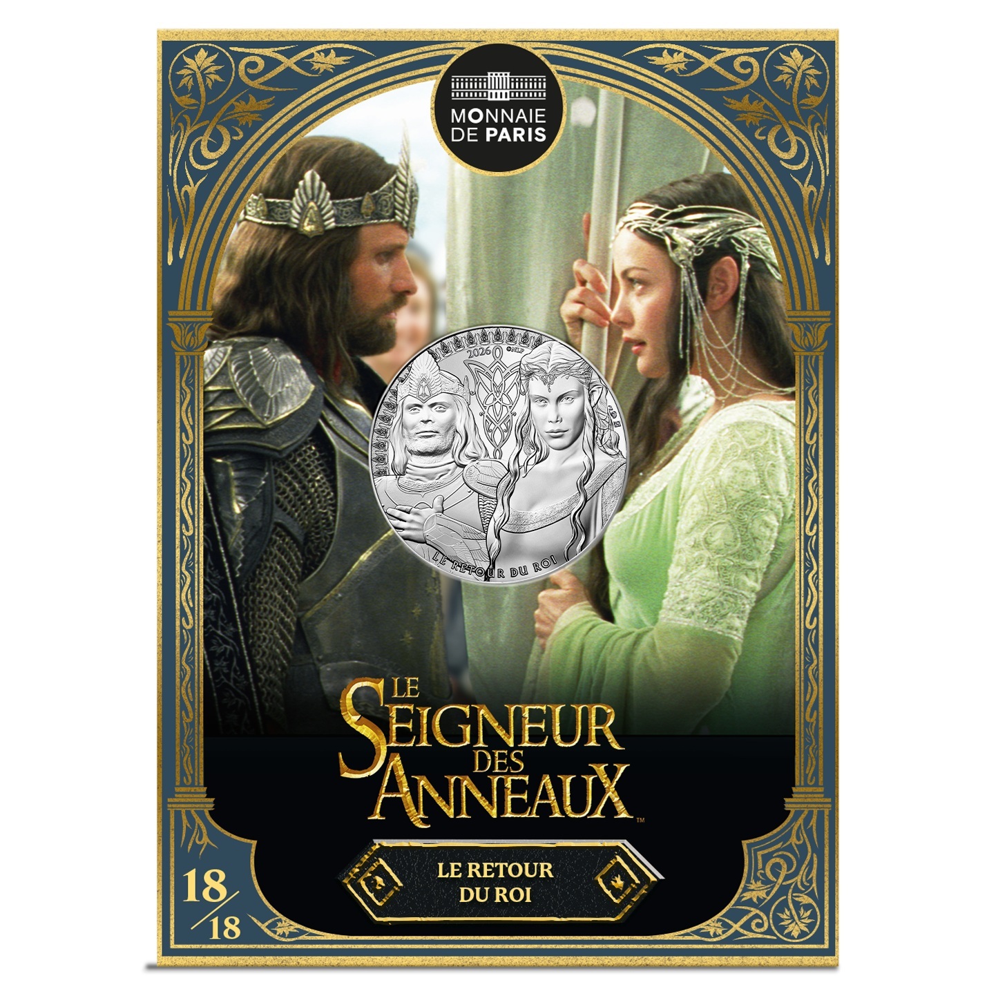 France - Pièce 10 Euro 2026 argent - Aragorn et Arwen – Image 3