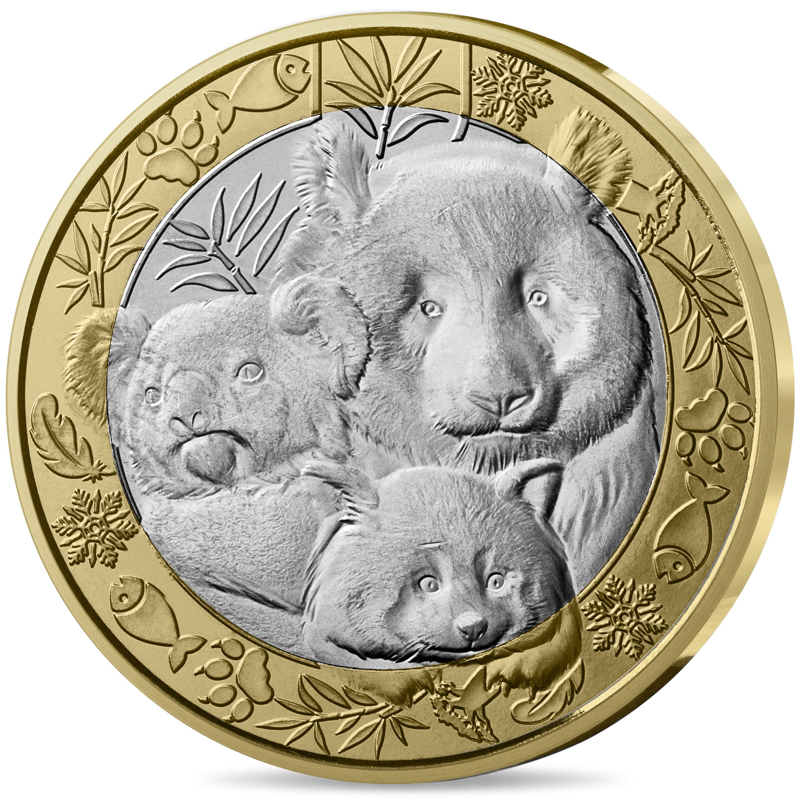 France - Pièce 5 Euro 2026 cuivre-nickel-zinc - Koala et pandas