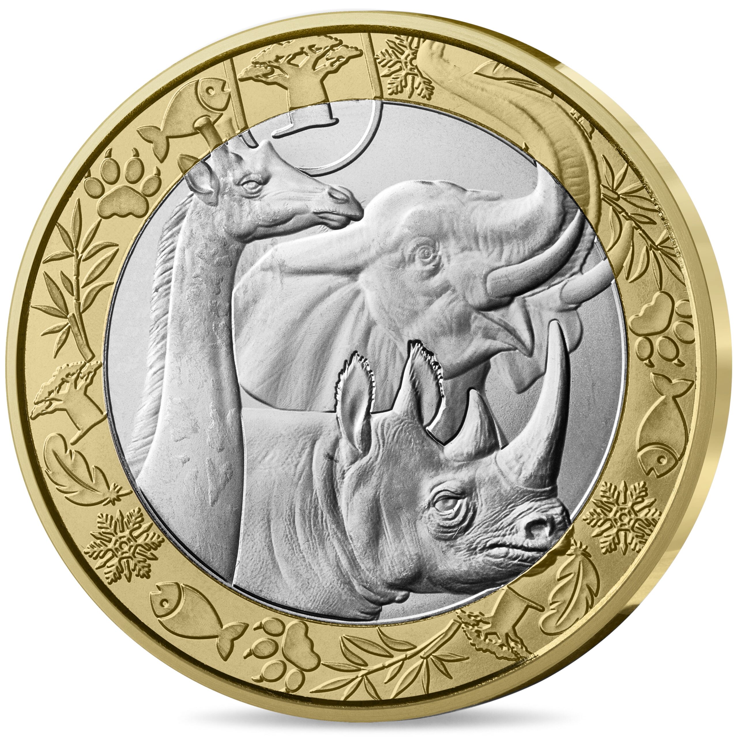 France - Pièce 5 Euro 2026 cuivre-nickel-zinc - Animaux de la savane