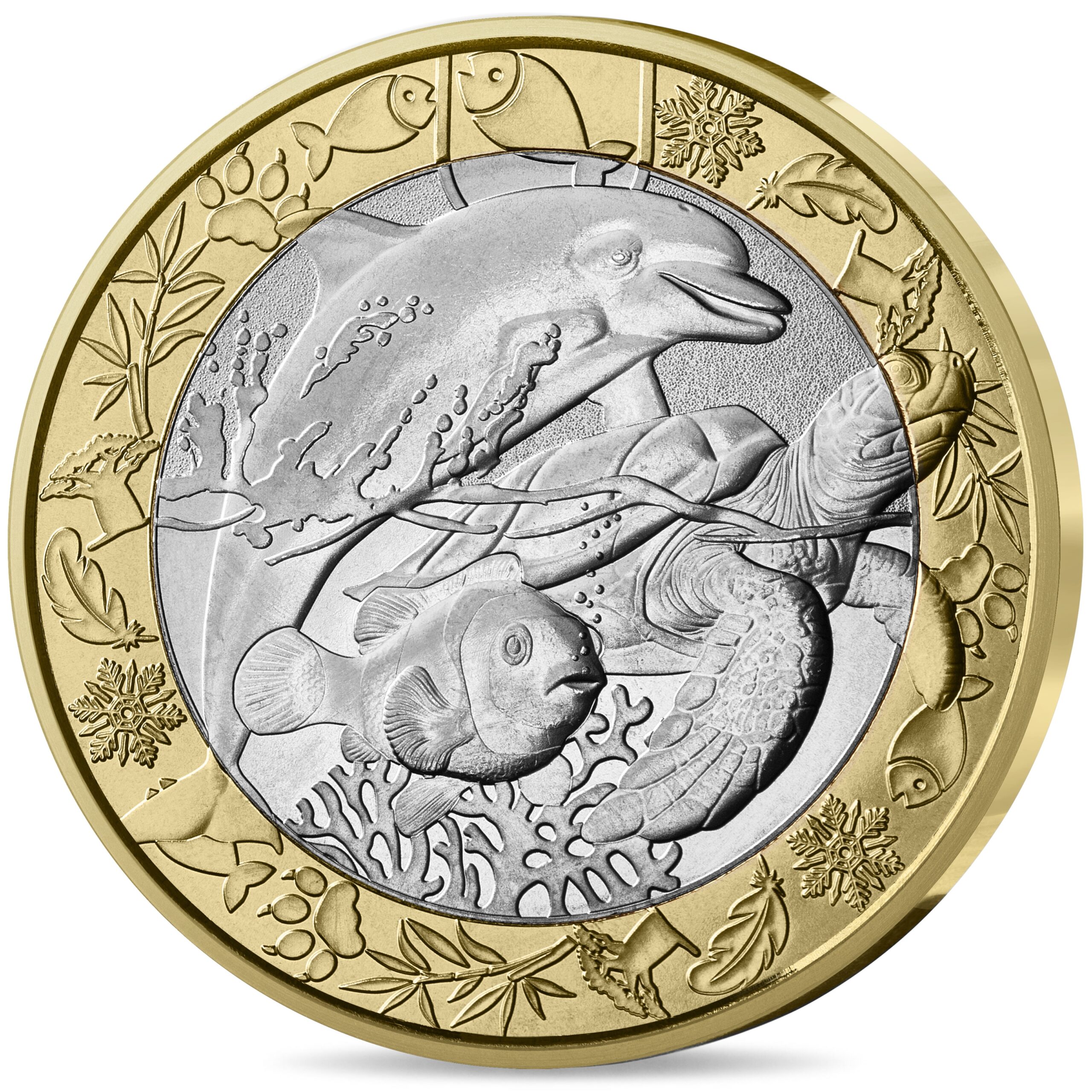 France - Pièce 5 Euro 2026 cuivre-nickel-zinc - Animaux marins