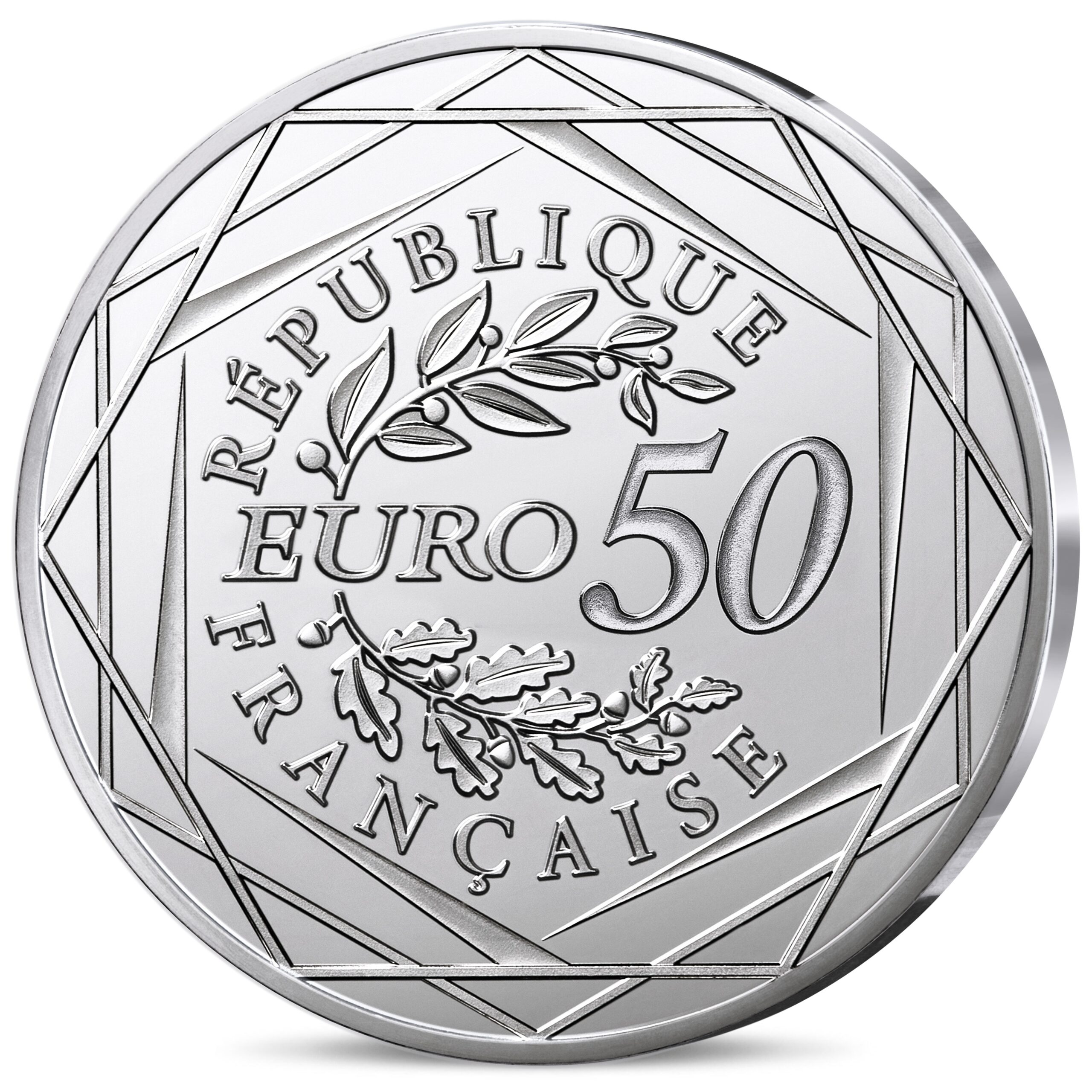 France - Pièce 50 Euro 2026 argent - Sauron et le Mordor – Image 2