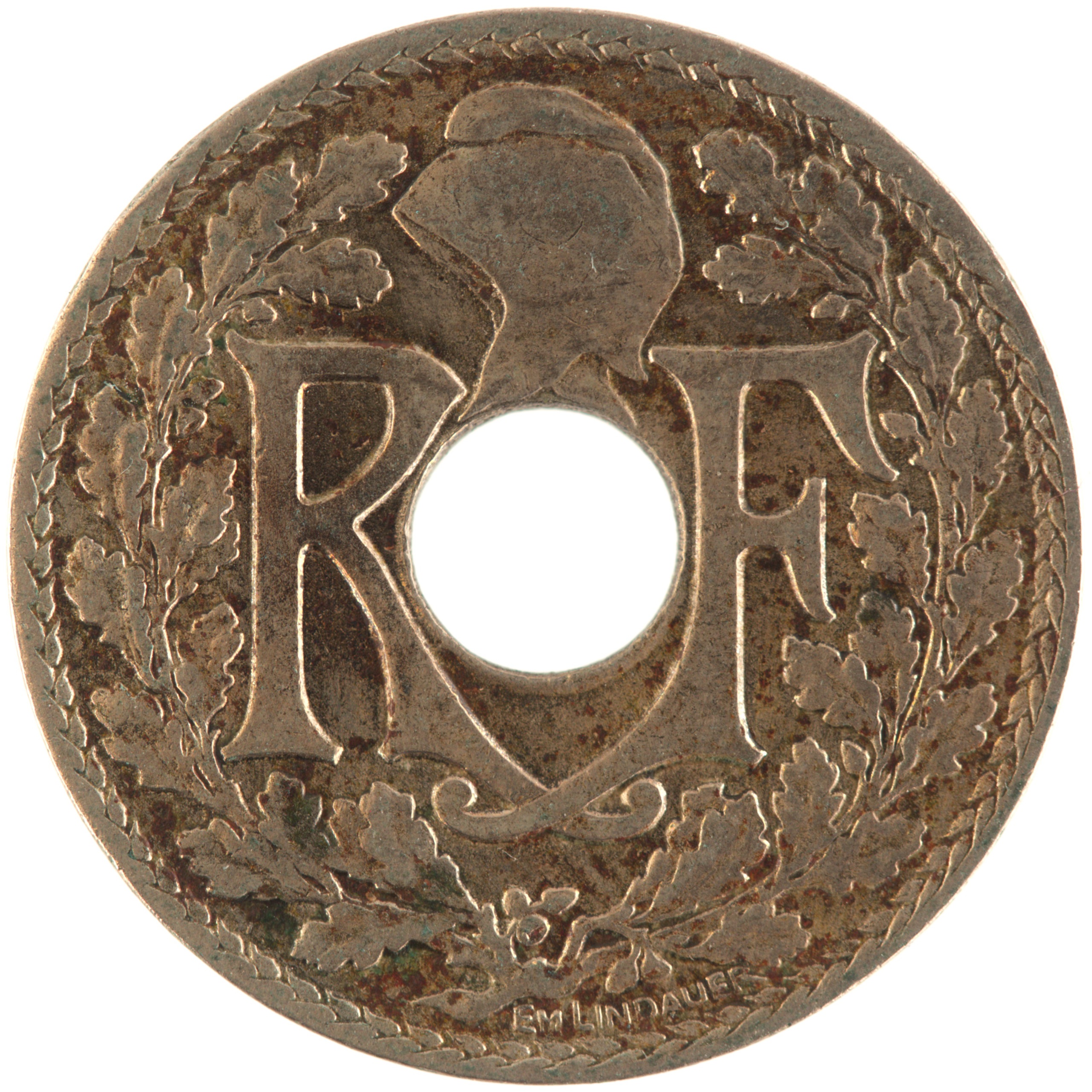 France - Pièce 10 Centimes 1918 cupro-nickel - Lindauer – Image 2