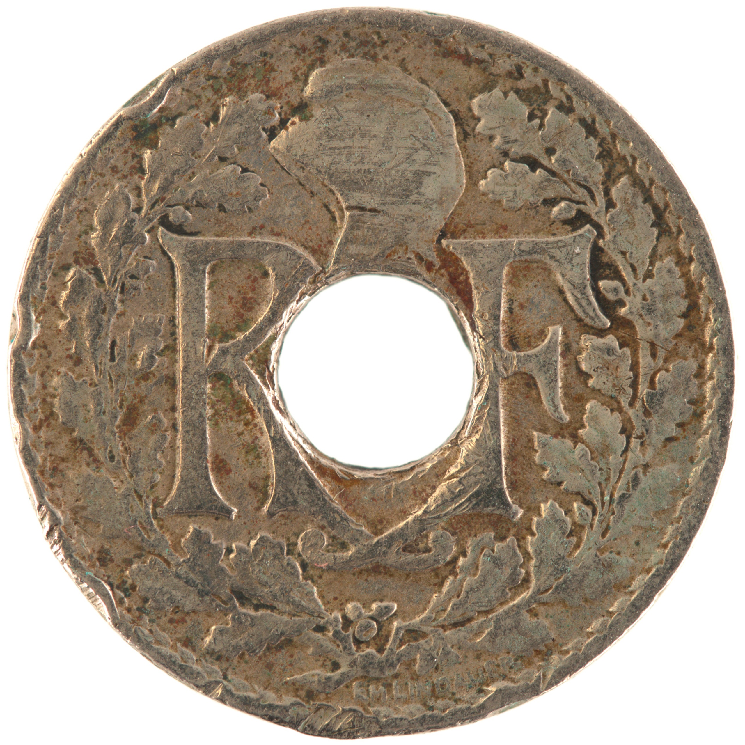 France - Pièce 10 Centimes 1918 cupro-nickel - Lindauer – Image 2