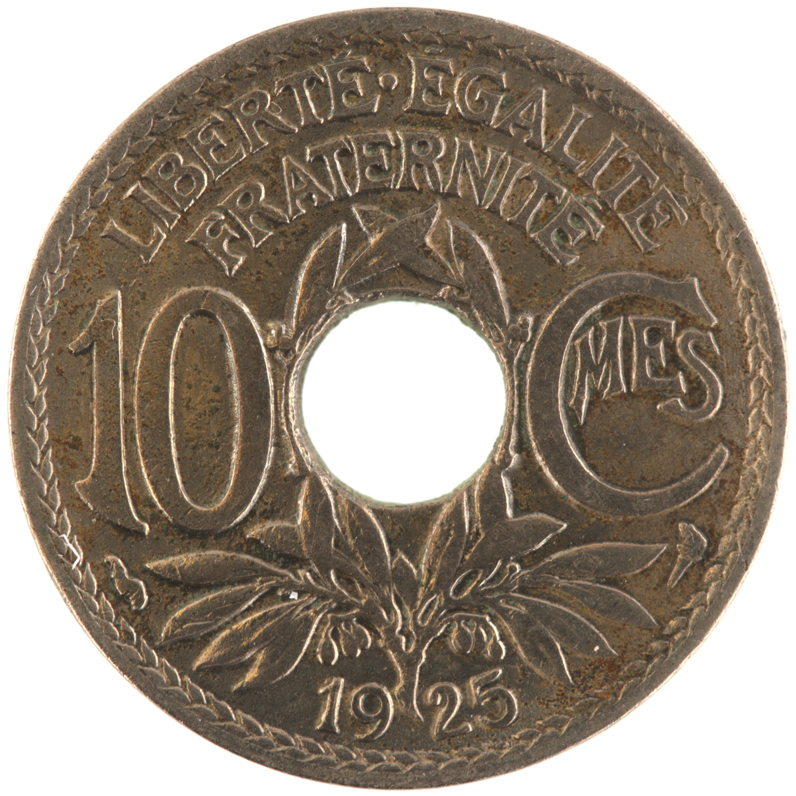 France - Pièce 10 Centimes 1925 cupro-nickel - Lindauer