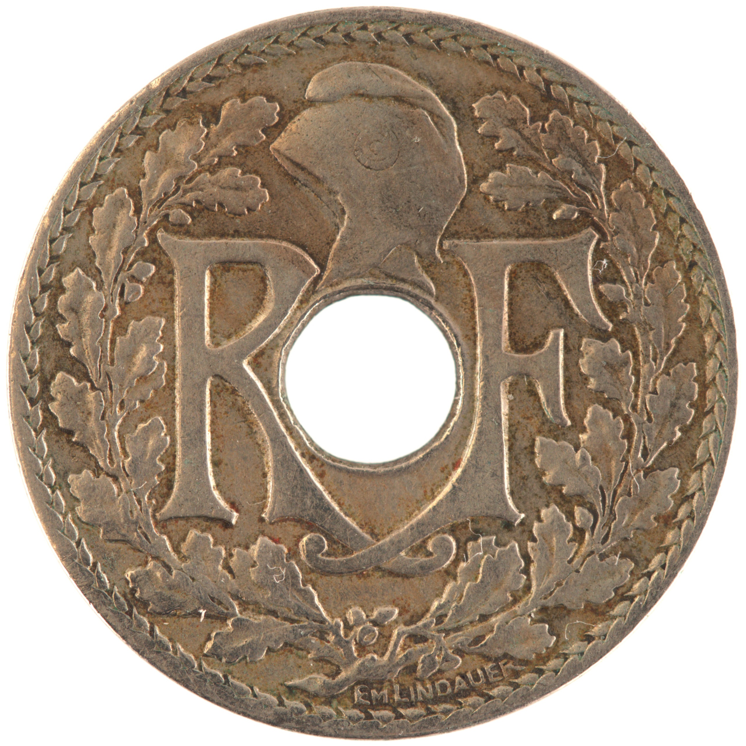 France - Pièce 10 Centimes 1928 cupro-nickel - Lindauer – Image 2