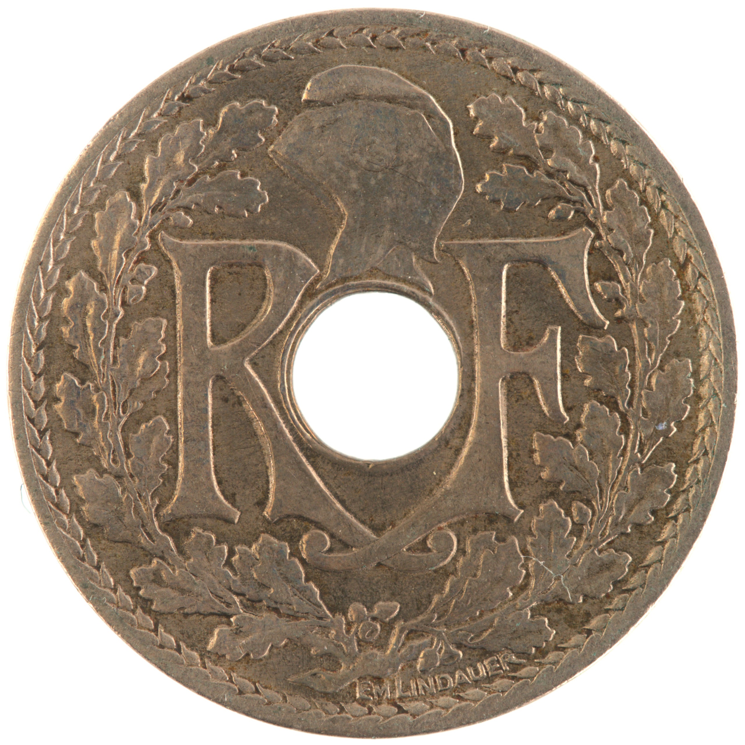 France - Pièce 10 Centimes 1929 cupro-nickel - Lindauer – Image 2