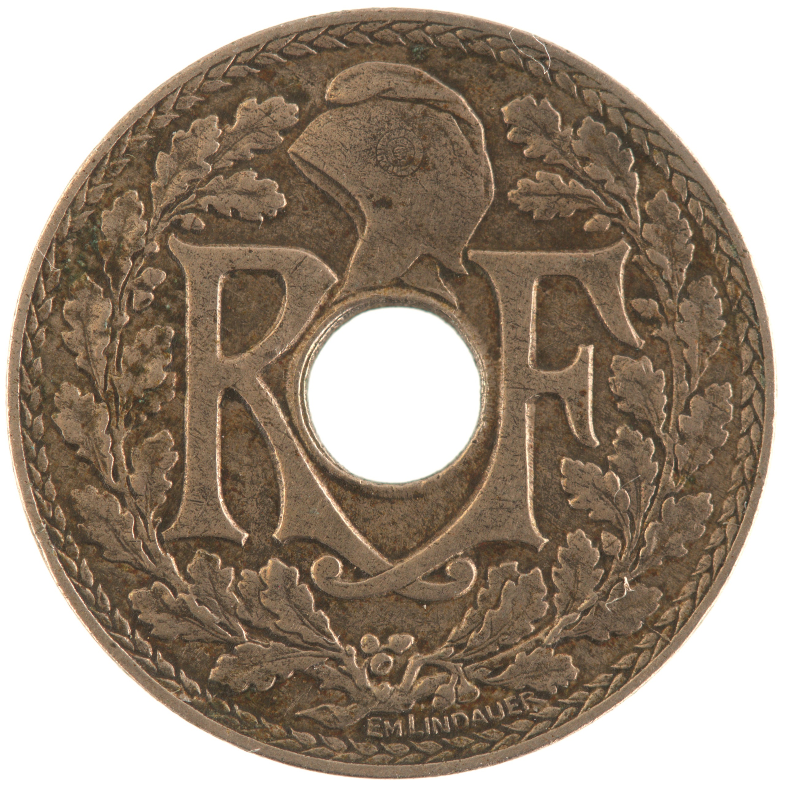 France - Pièce 10 Centimes 1929 cupro-nickel - Lindauer – Image 2