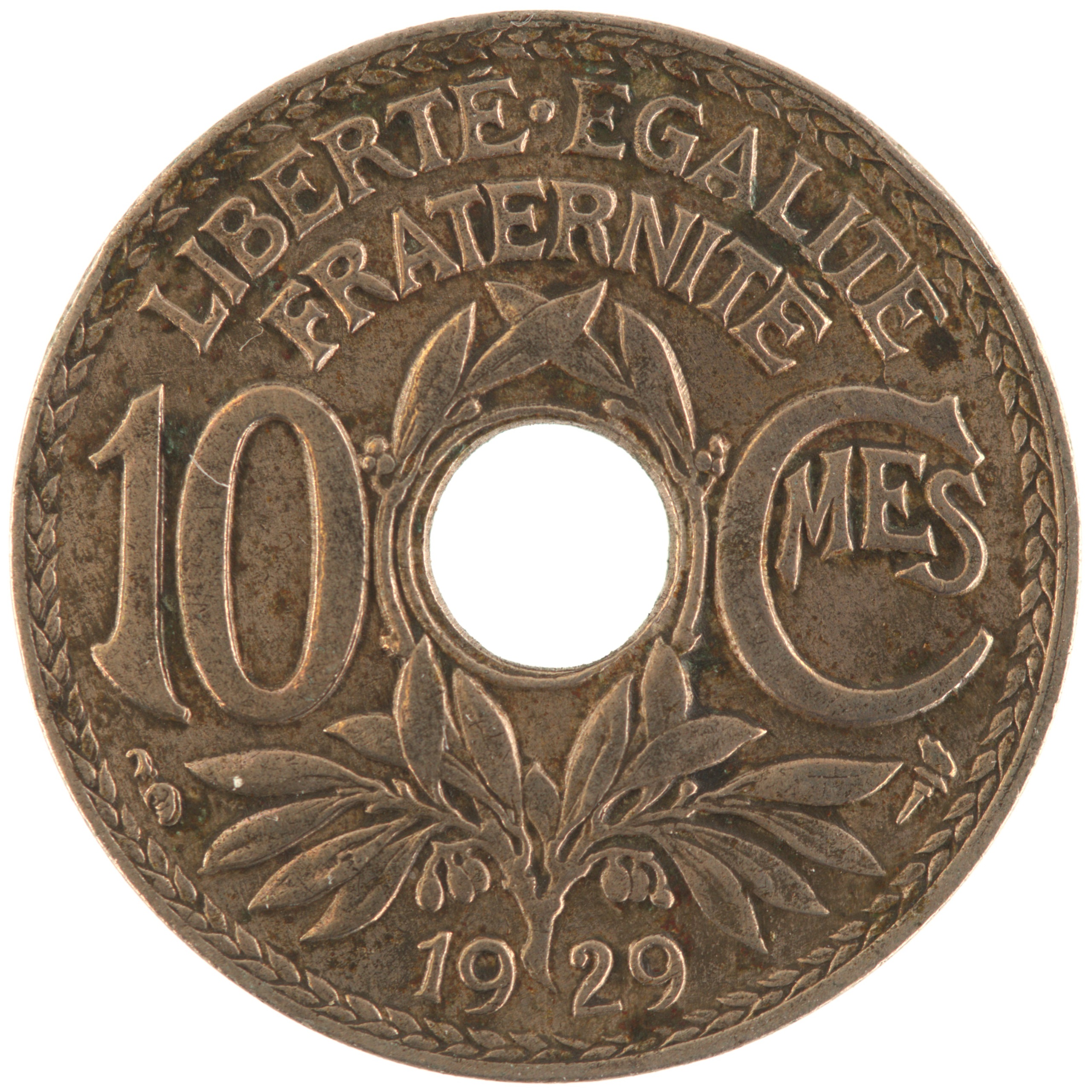 France - Pièce 10 Centimes 1929 cupro-nickel - Lindauer
