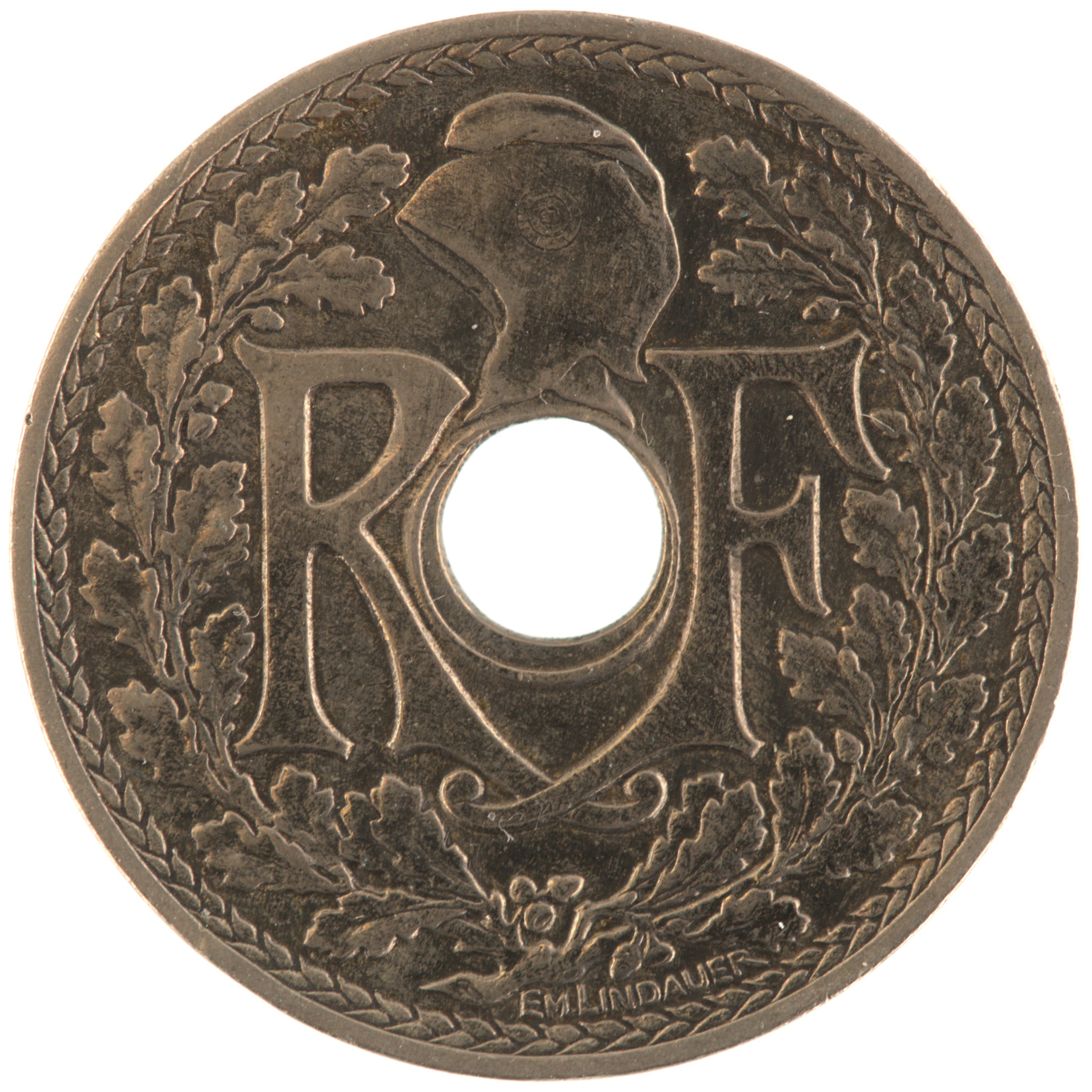 France - Pièce 10 Centimes 1929 cupro-nickel - Lindauer – Image 2