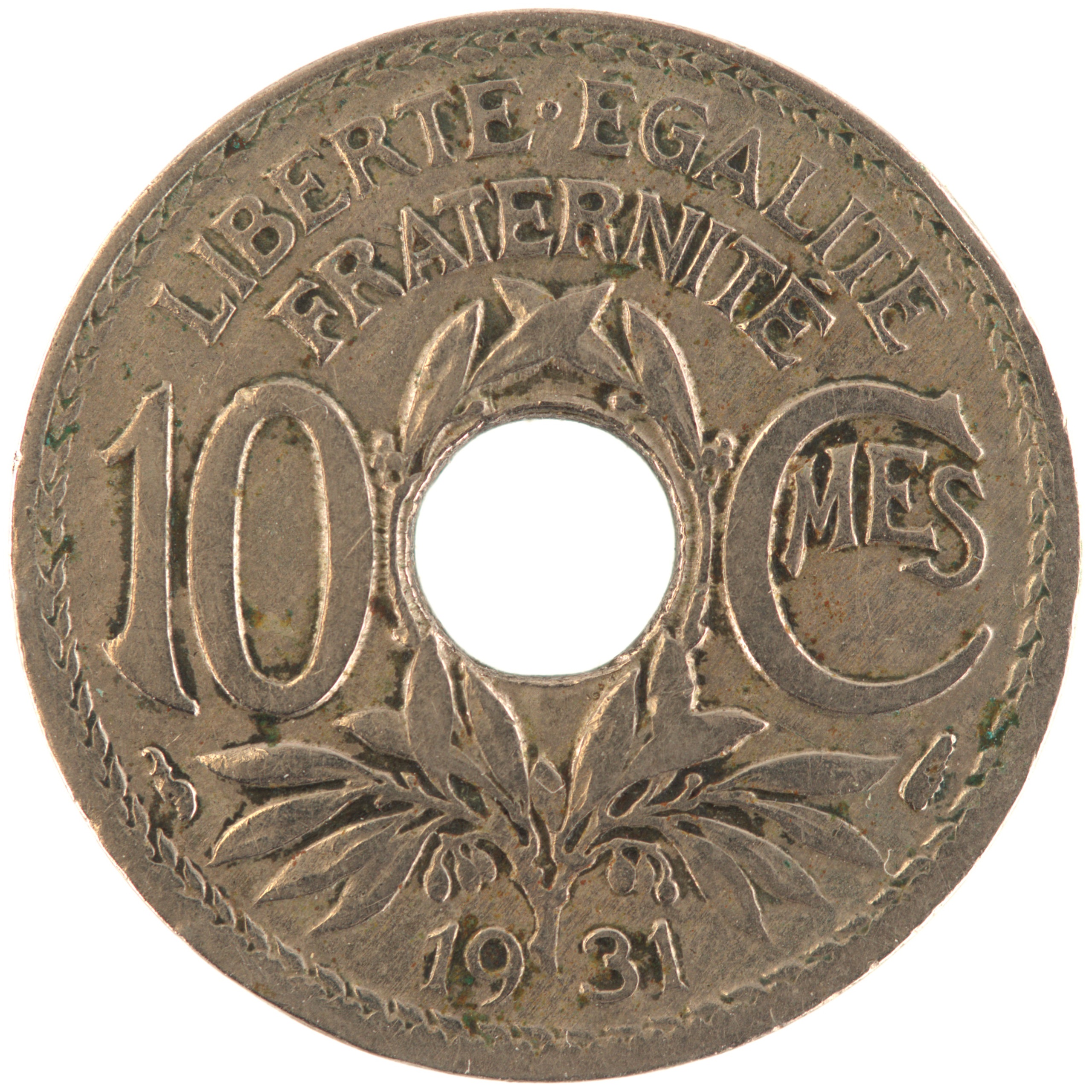 France - Pièce 10 Centimes 1931 cupro-nickel - Lindauer