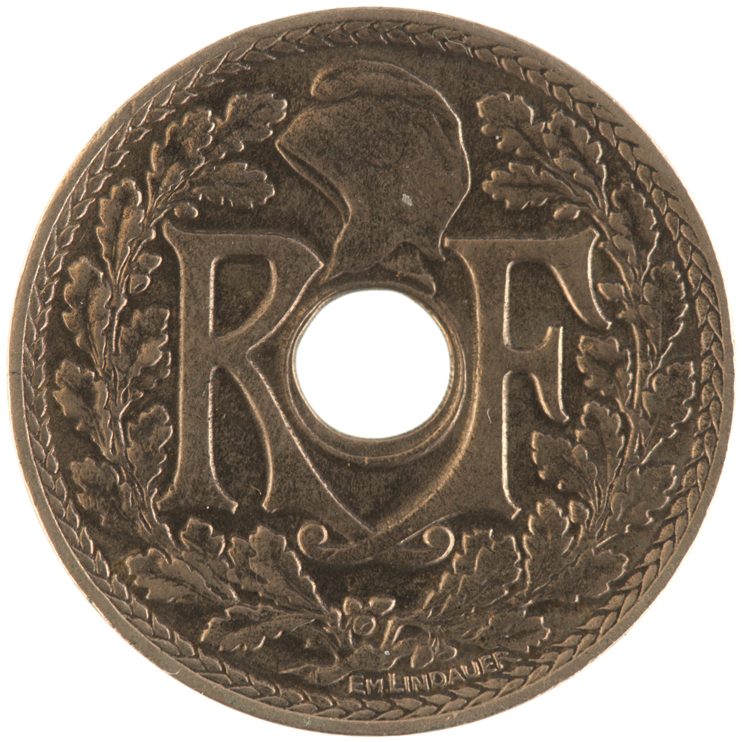 France - Pièce 10 Centimes 1932 cupro-nickel - Lindauer – Image 2