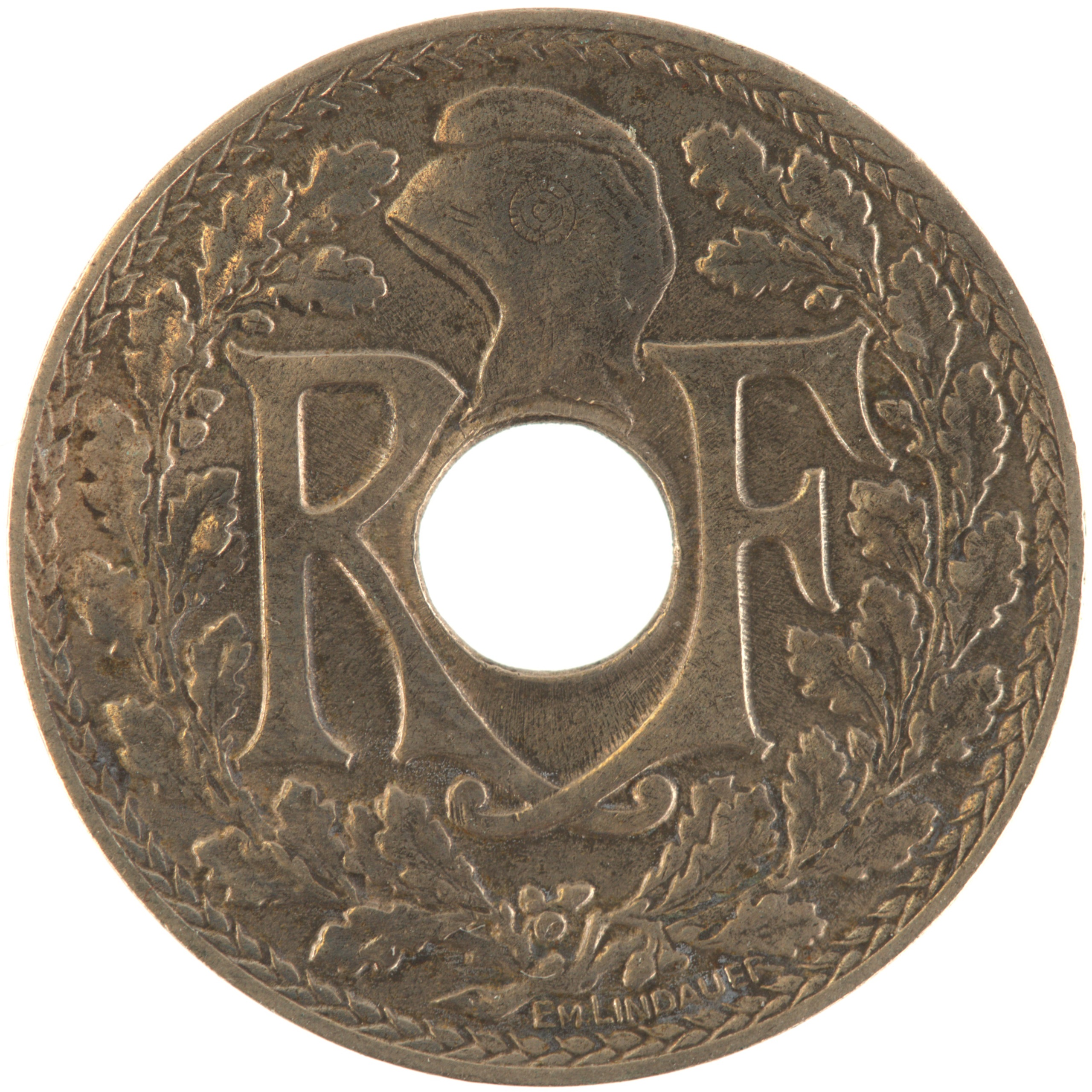 France - Pièce 10 Centimes 1938 maillechort - Lindauer – Image 2