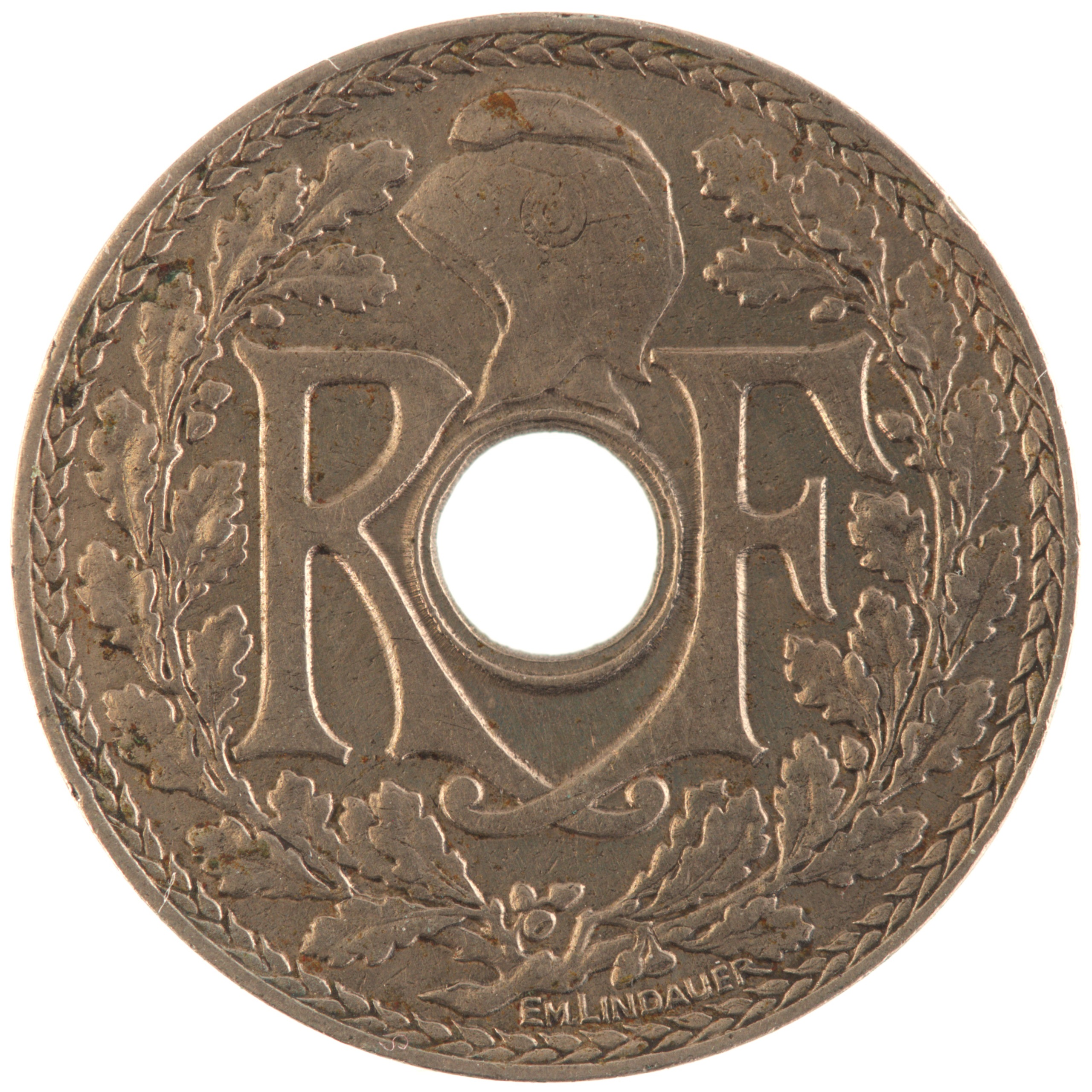 France - Pièce 10 Centimes 1938 cupro-nickel - Lindauer – Image 2