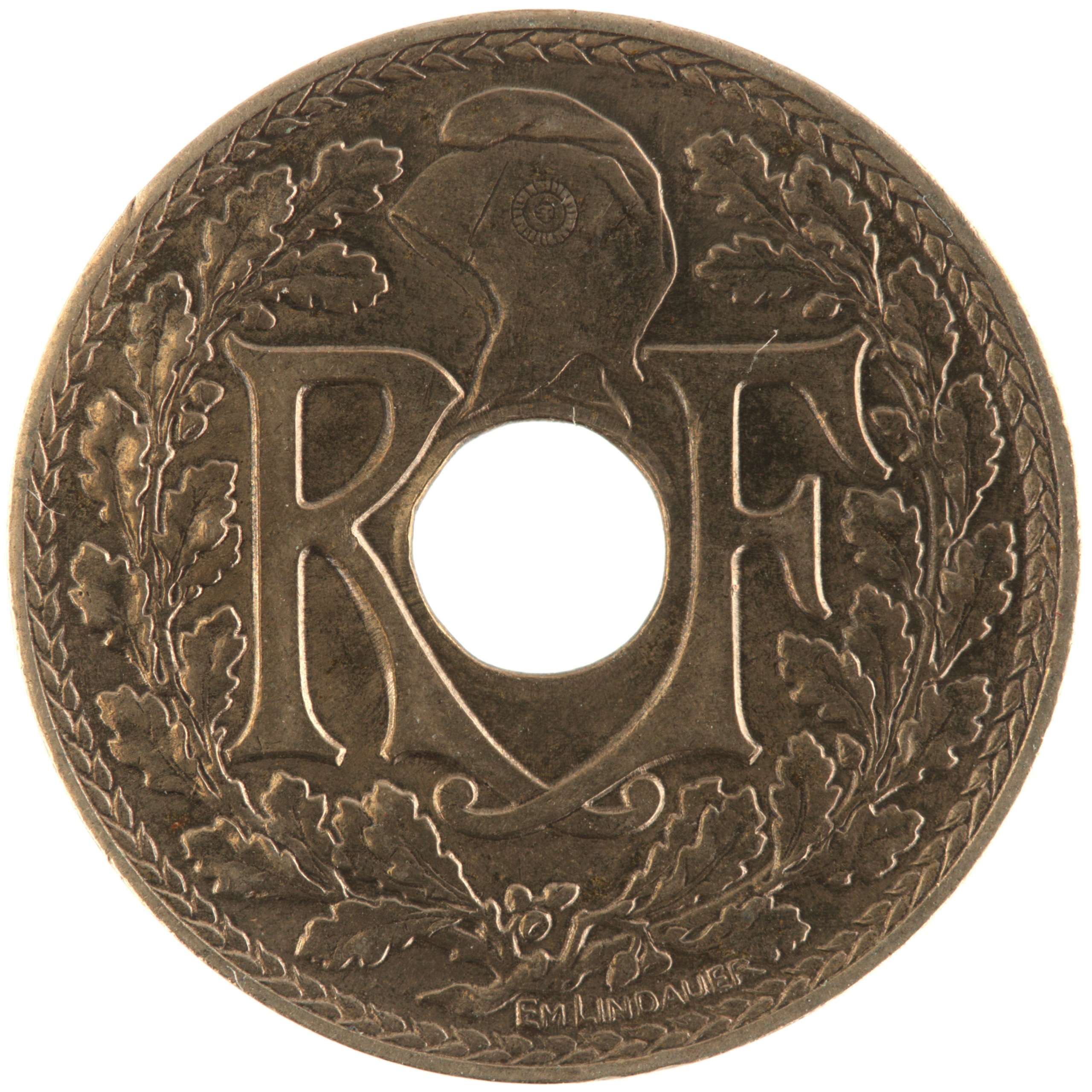 France - Pièce 10 Centimes 1939 maillechort - Lindauer – Image 2
