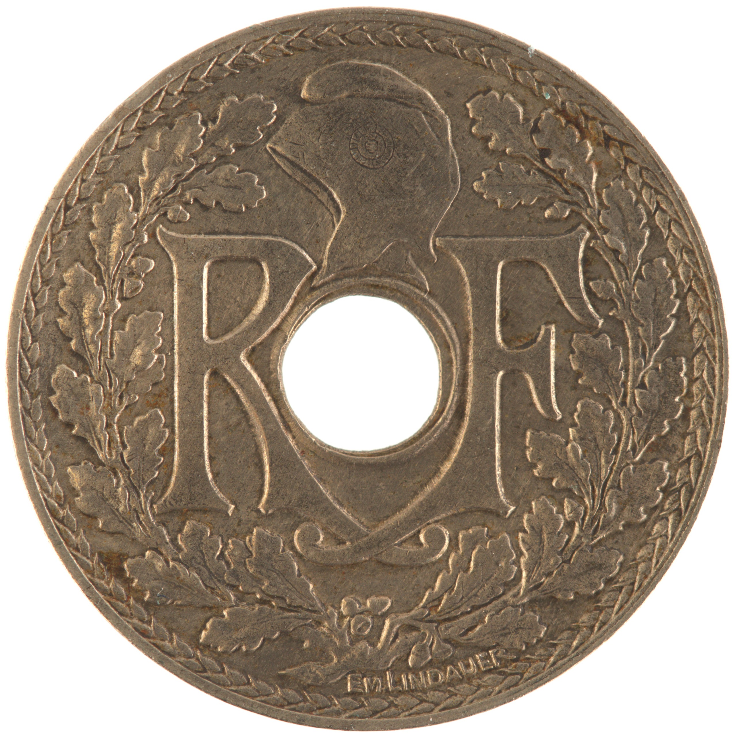 France - Pièce 10 Centimes 1939 maillechort - Lindauer – Image 2
