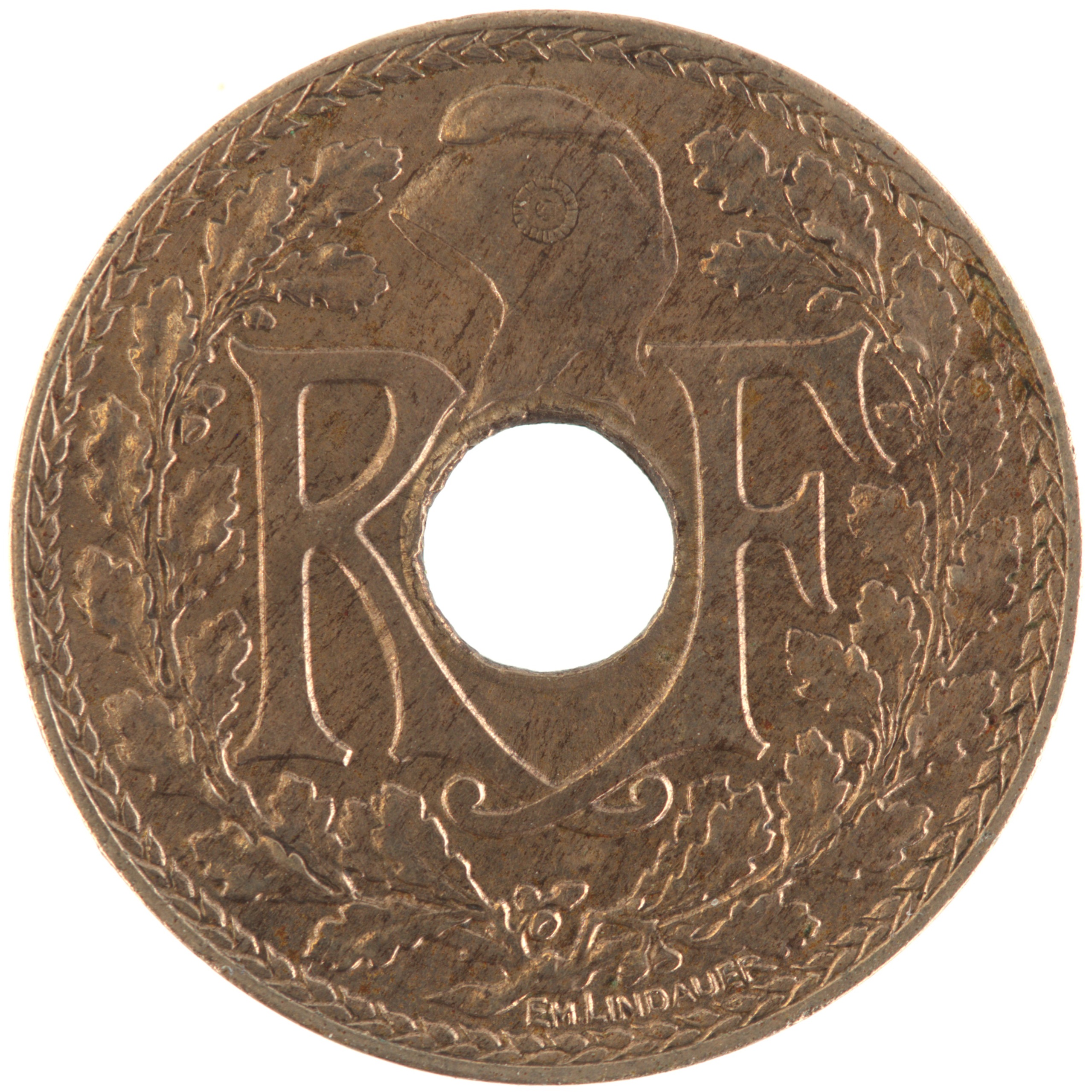France - Pièce 10 Centimes 1939 maillechort - Lindauer – Image 2
