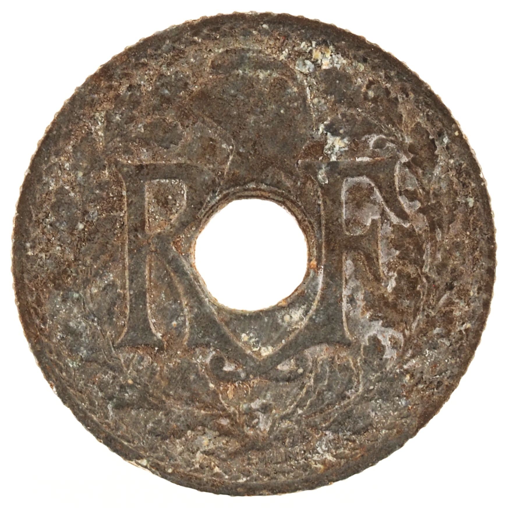 France - Pièce 10 Centimes 1941 zinc - Lindauer, avec abréviation soulignée – Image 2