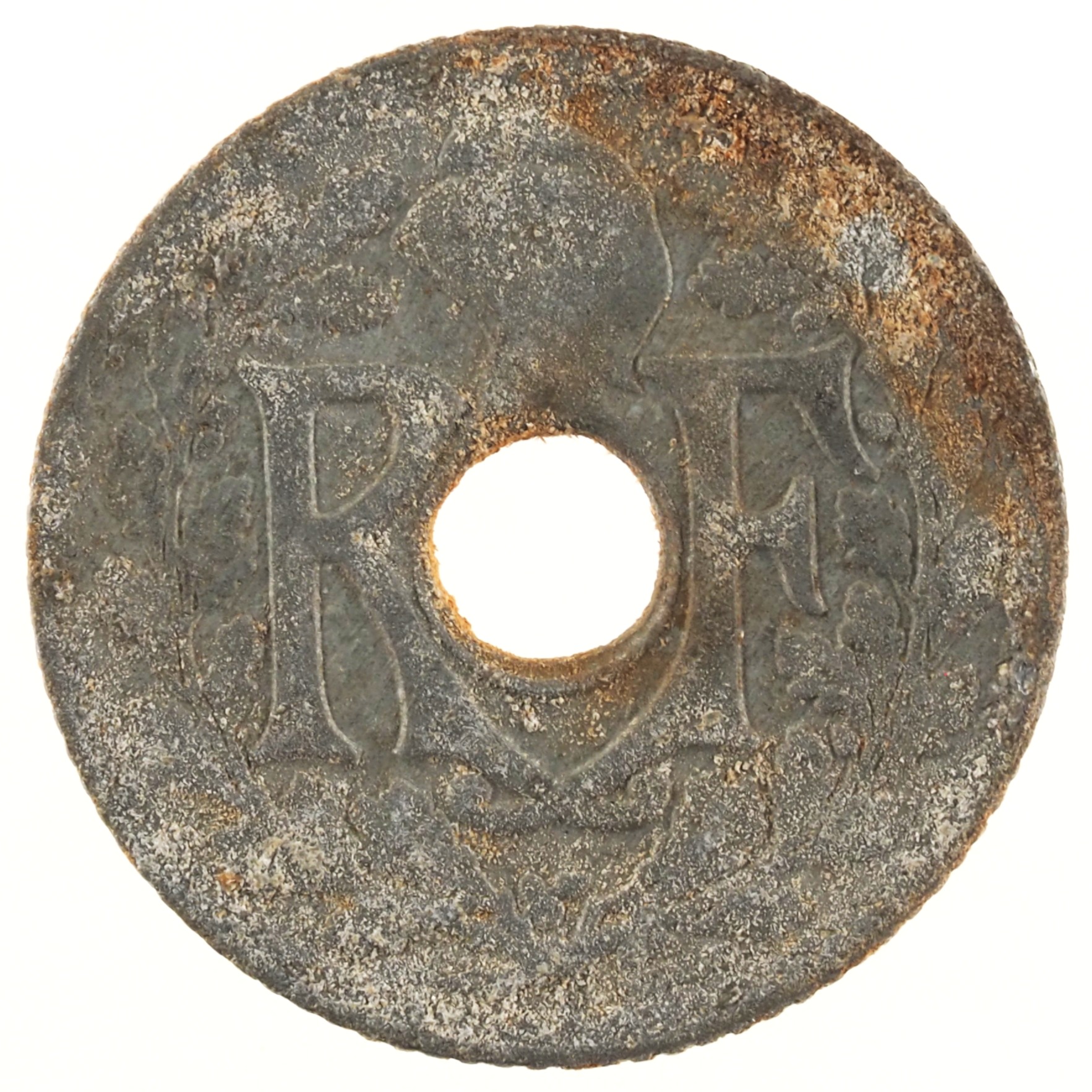 France - Pièce 10 Centimes 1941 zinc - Lindauer, avec abréviation soulignée (millésime entre deux points) – Image 2
