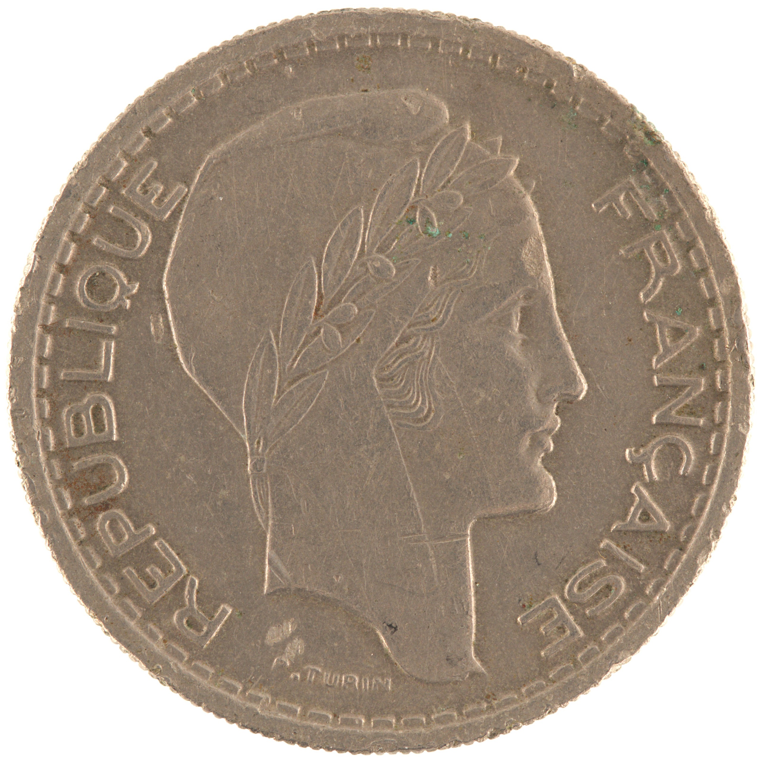 France - Pièce 10 Francs 1949 B cupro-nickel - Turin, petite tête – Image 2