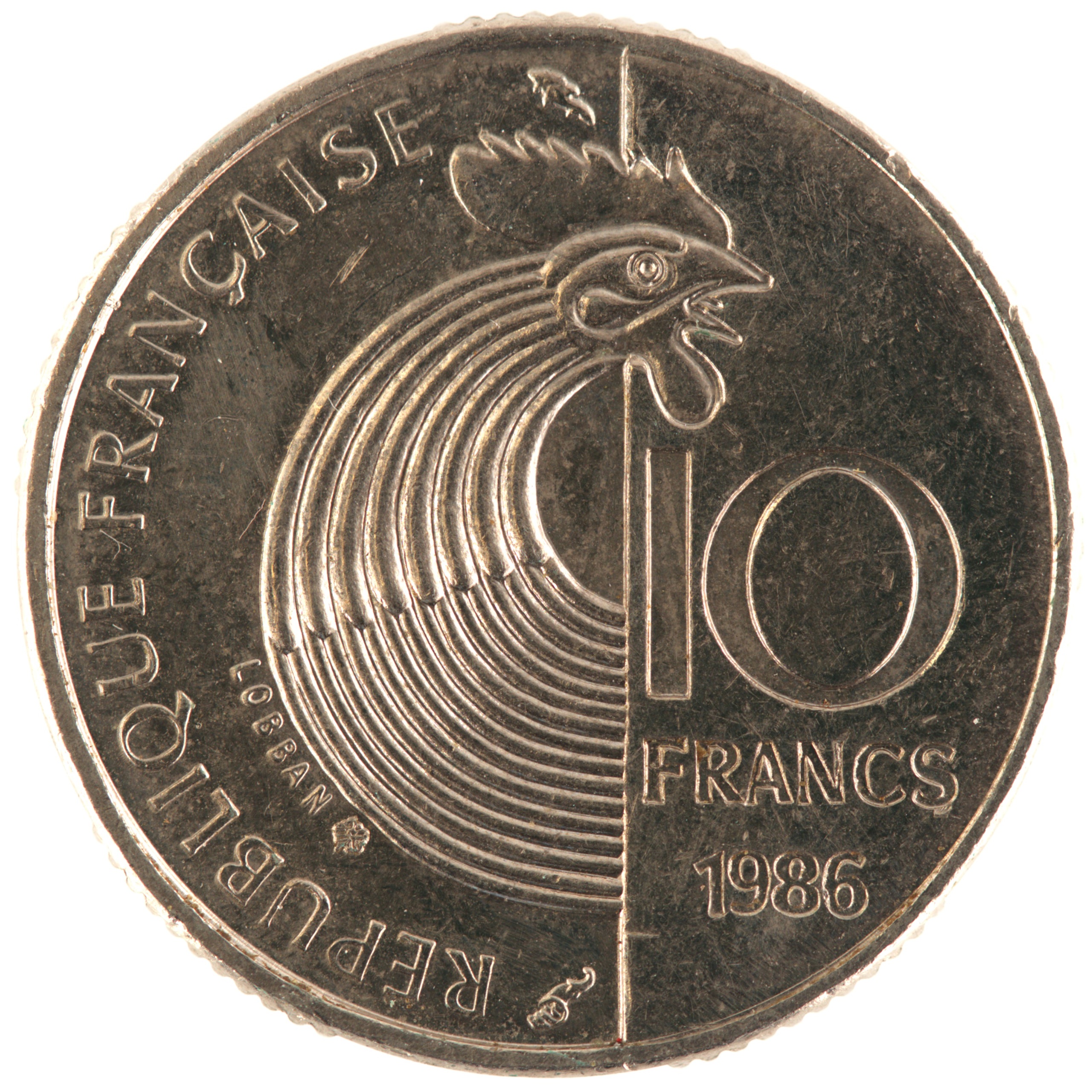 France - Pièce 10 Francs 1986 nickel - Robert Schuman