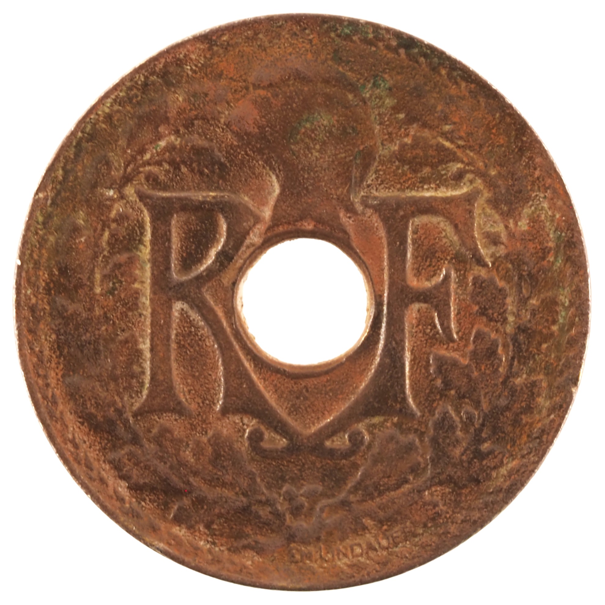 France - Pièce 25 Centimes 1933 cupro-nickel - Lindauer – Image 2
