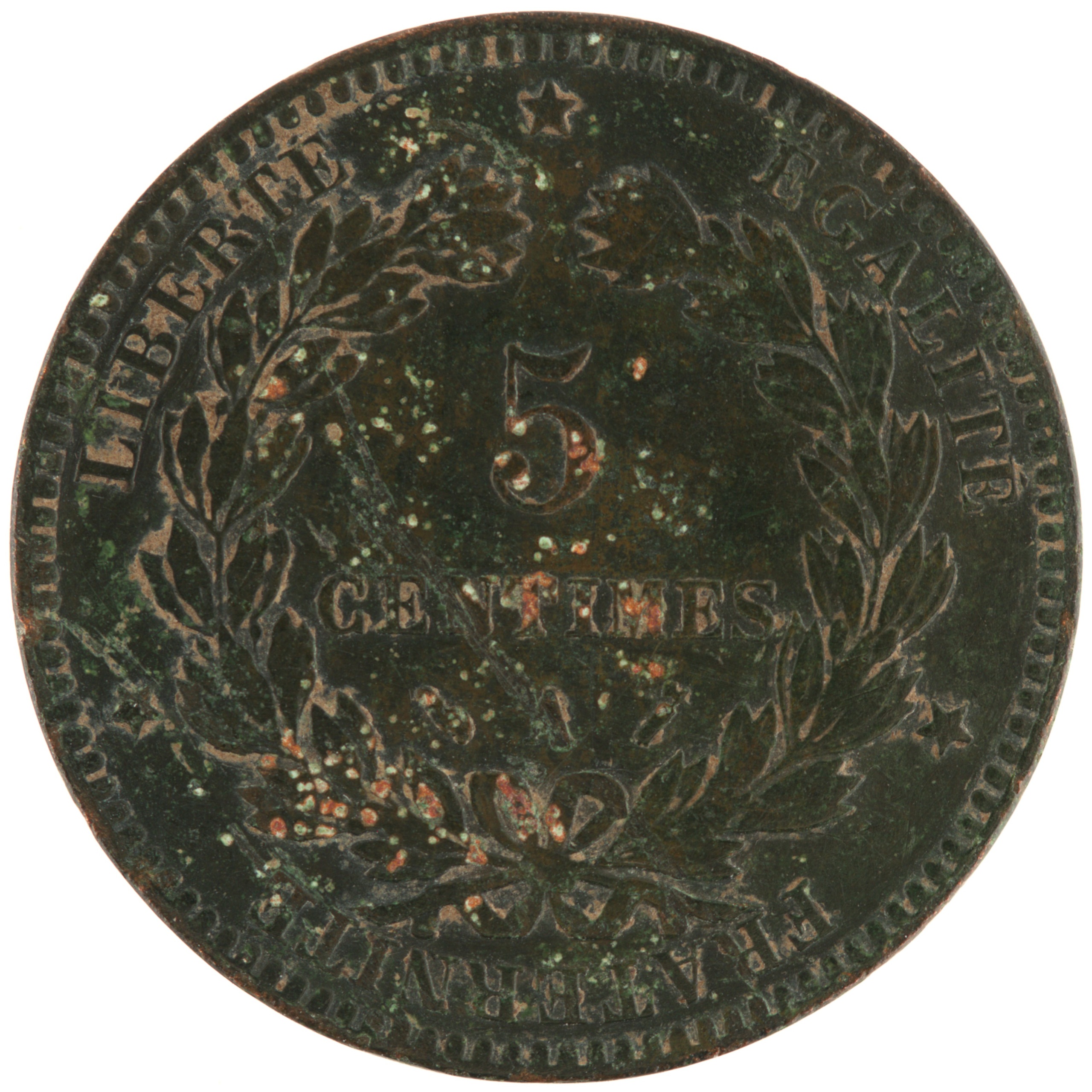 France - Pièce 5 Centimes 1894 A bronze - Cérès – Image 2