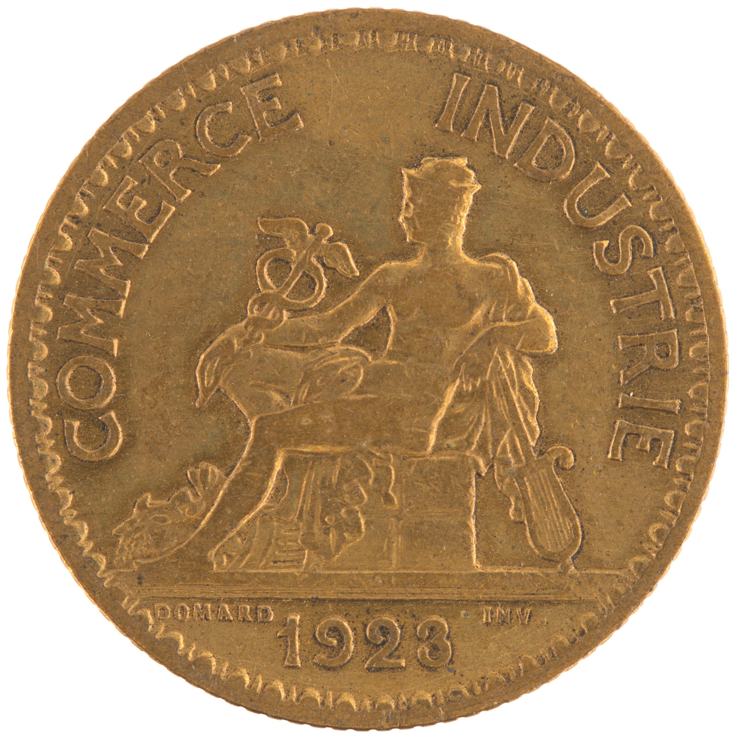 France - Pièce Bon pour 1 Franc 1923 bronze-aluminium - Chambres de Commerce