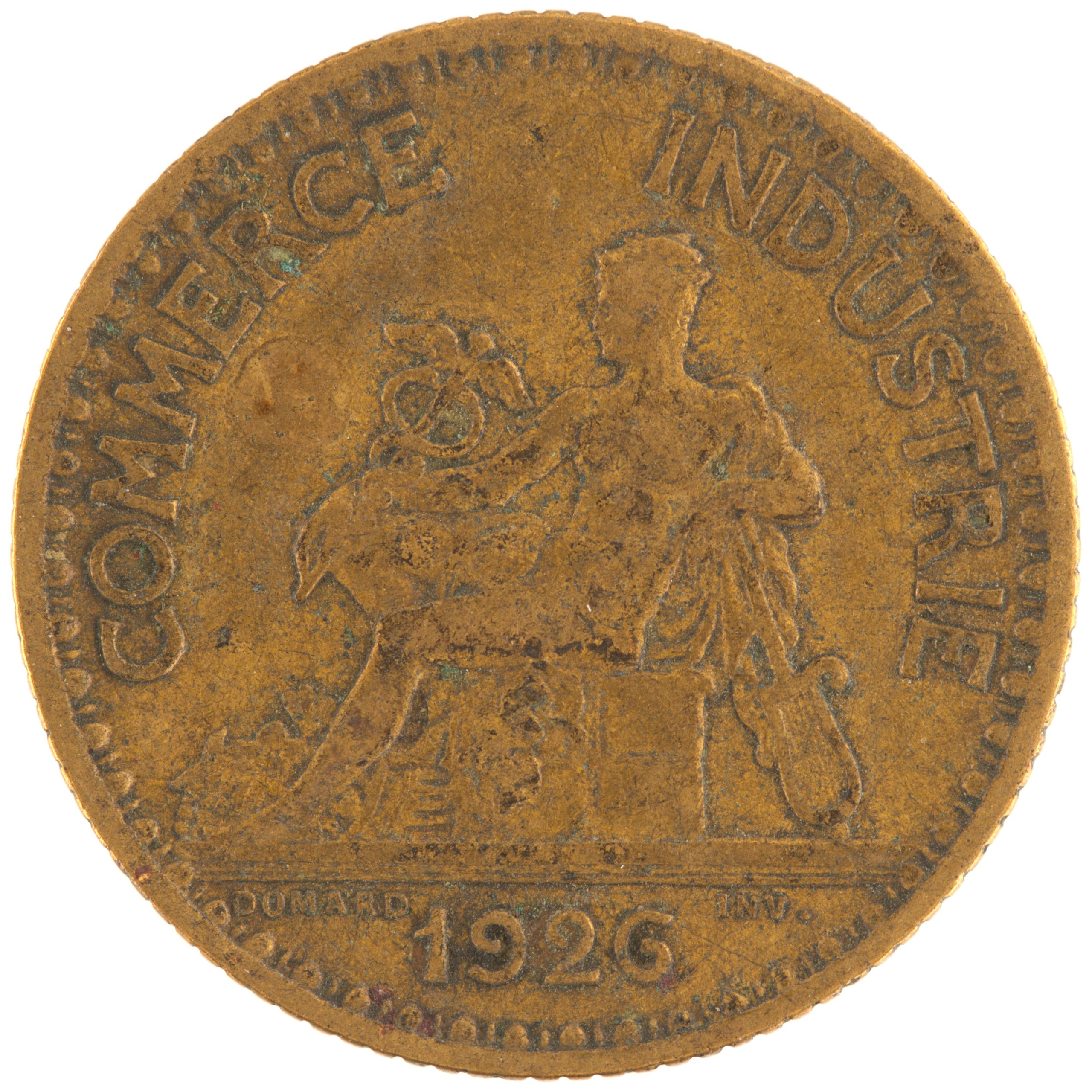 France - Pièce Bon pour 1 Franc 1926 bronze-aluminium - Chambres de Commerce