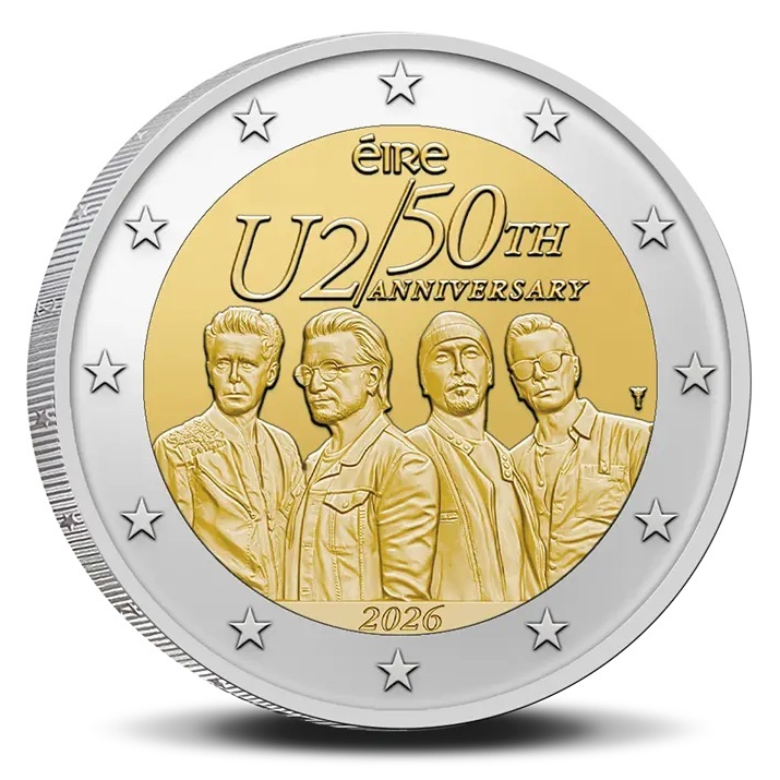 Irlande - Pièce 2 Euro 2026 cupro-nickel et nickel-laiton BU - U2 – Image 3