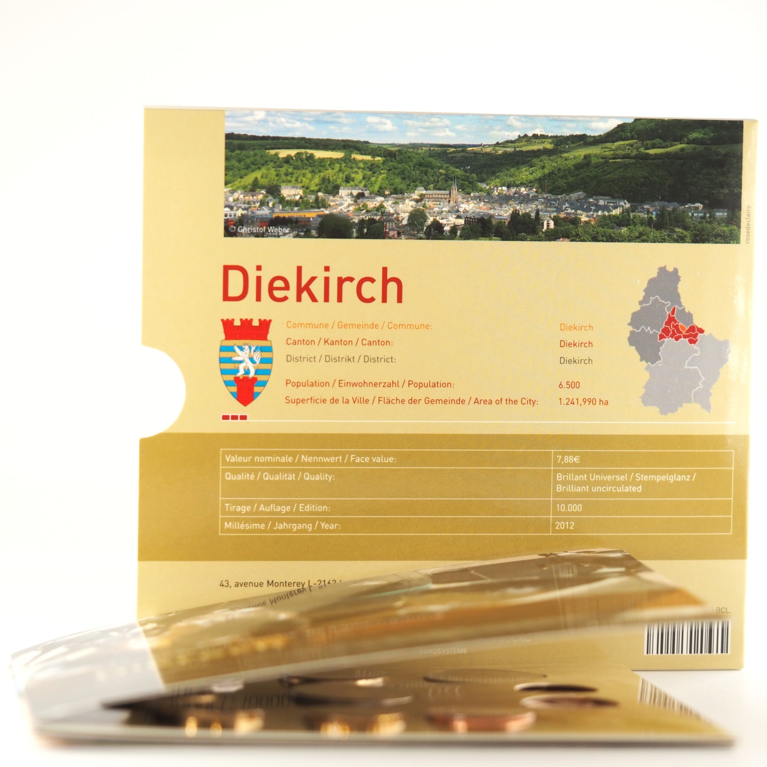 Luxembourg - Coffret Euro 2012 BU - Diekirch – Image 2