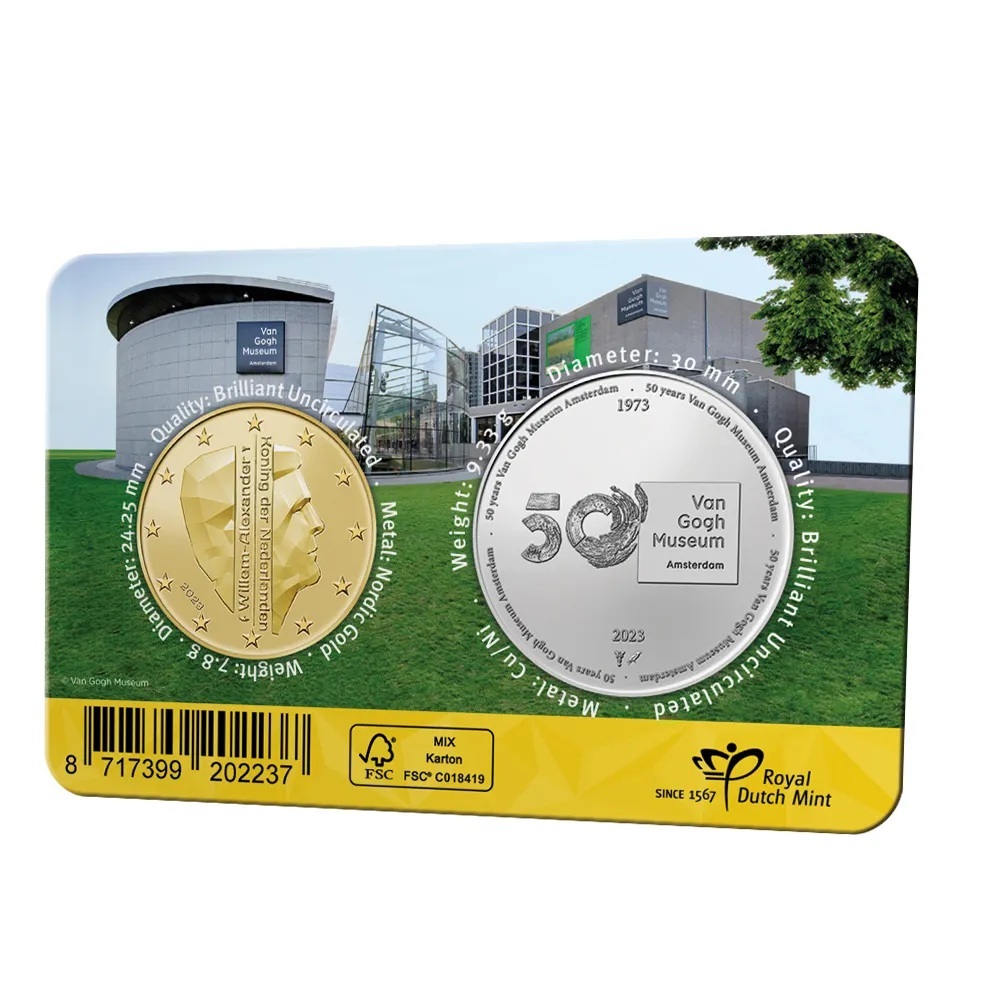 Pays-Bas - Carte Euro 2023 BU - Musée Van Gogh – Image 2