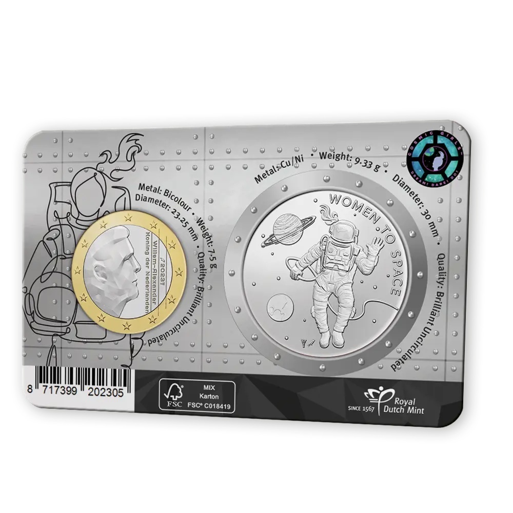 Pays-Bas - Carte Euro 2023 BU - Femmes dans l'espace – Image 2